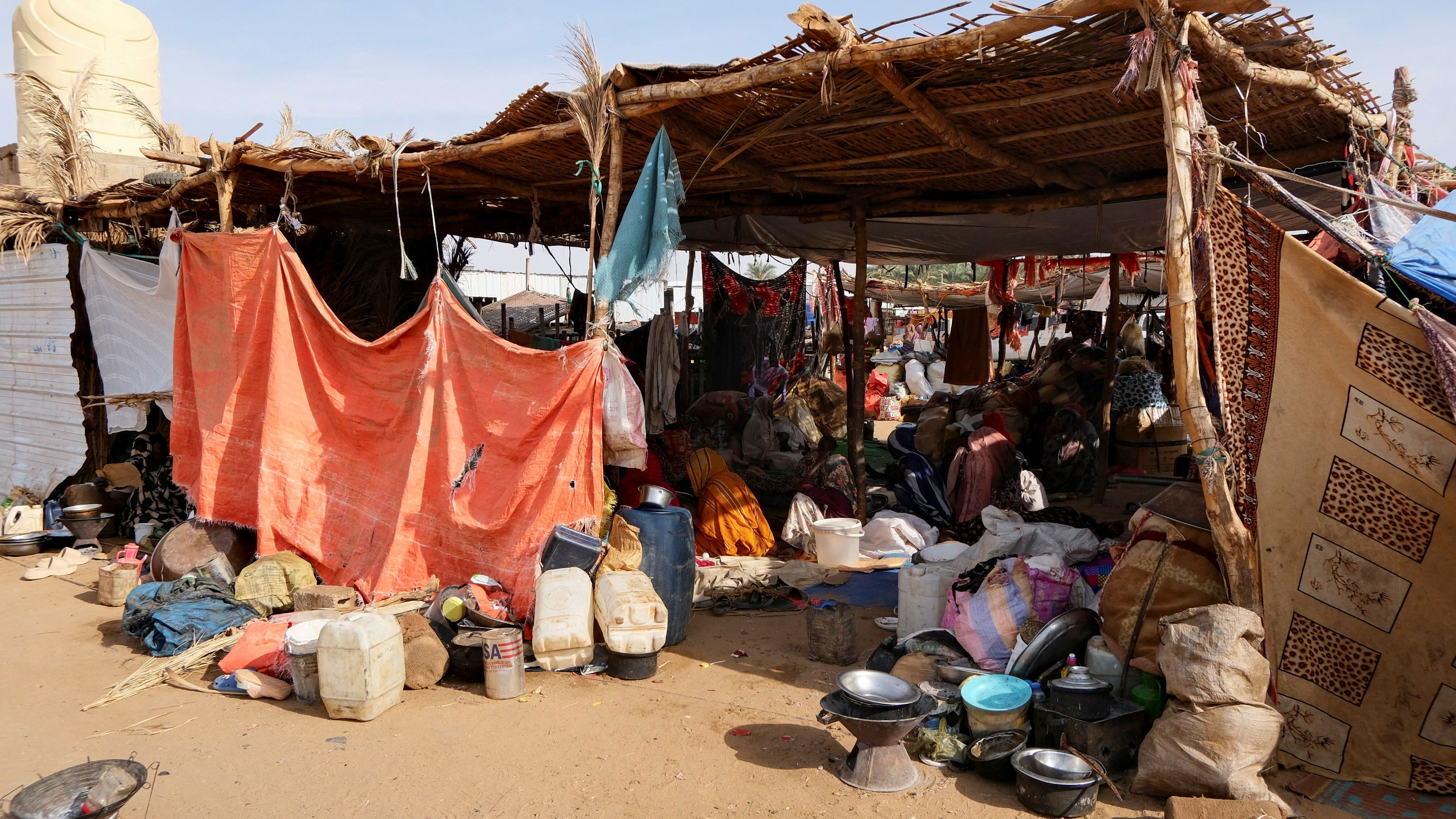 A displacement camp in Sudan amid the ongoing conflict between the paramilitary Rapid Support Forces and the Sudanese army. /El Tayeb Siddig/Reuters