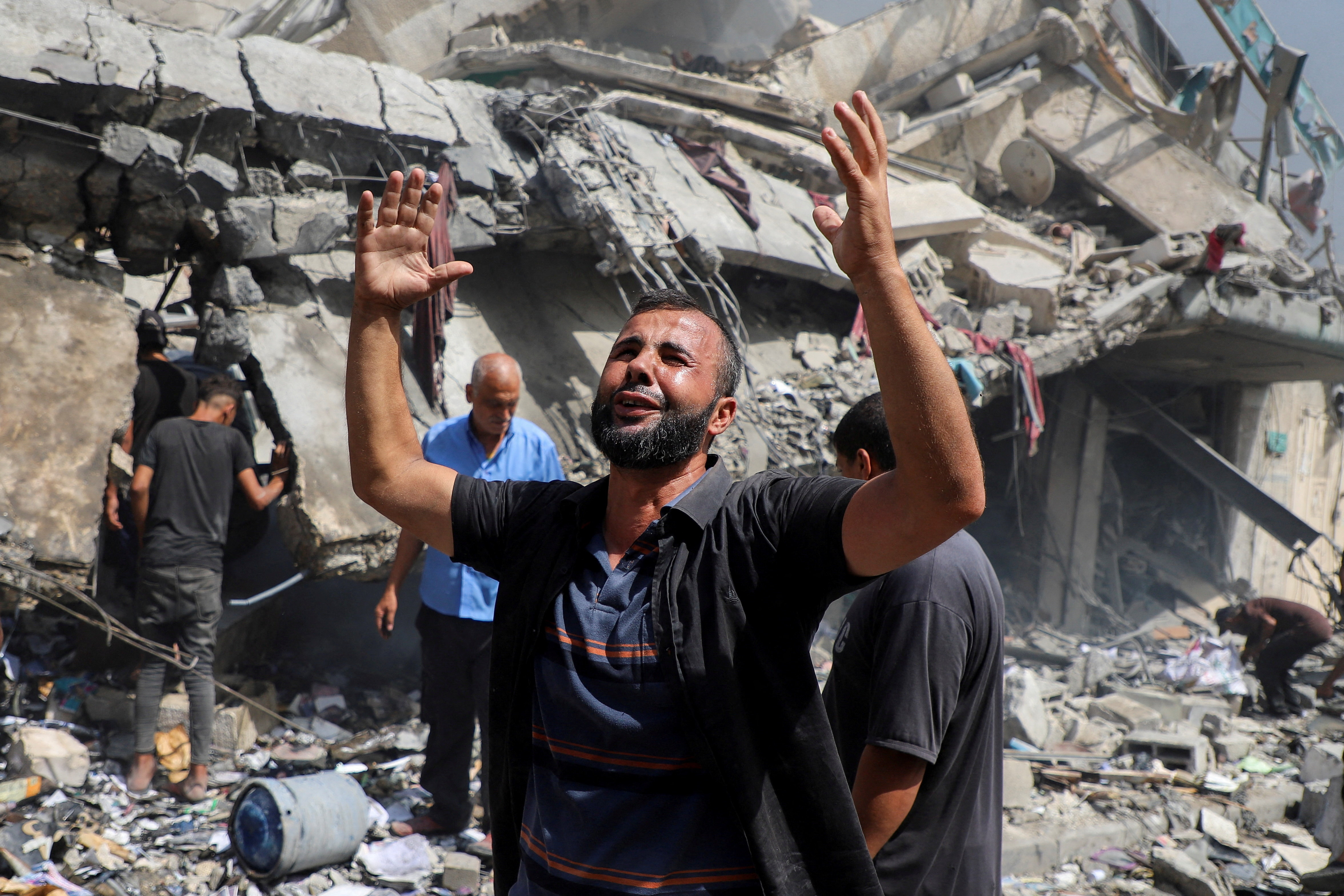 The Israeli military has reduced much of Gaza to rubble since it launched its attacks in October 2023. /Ebrahim Hajjaj/Reuters