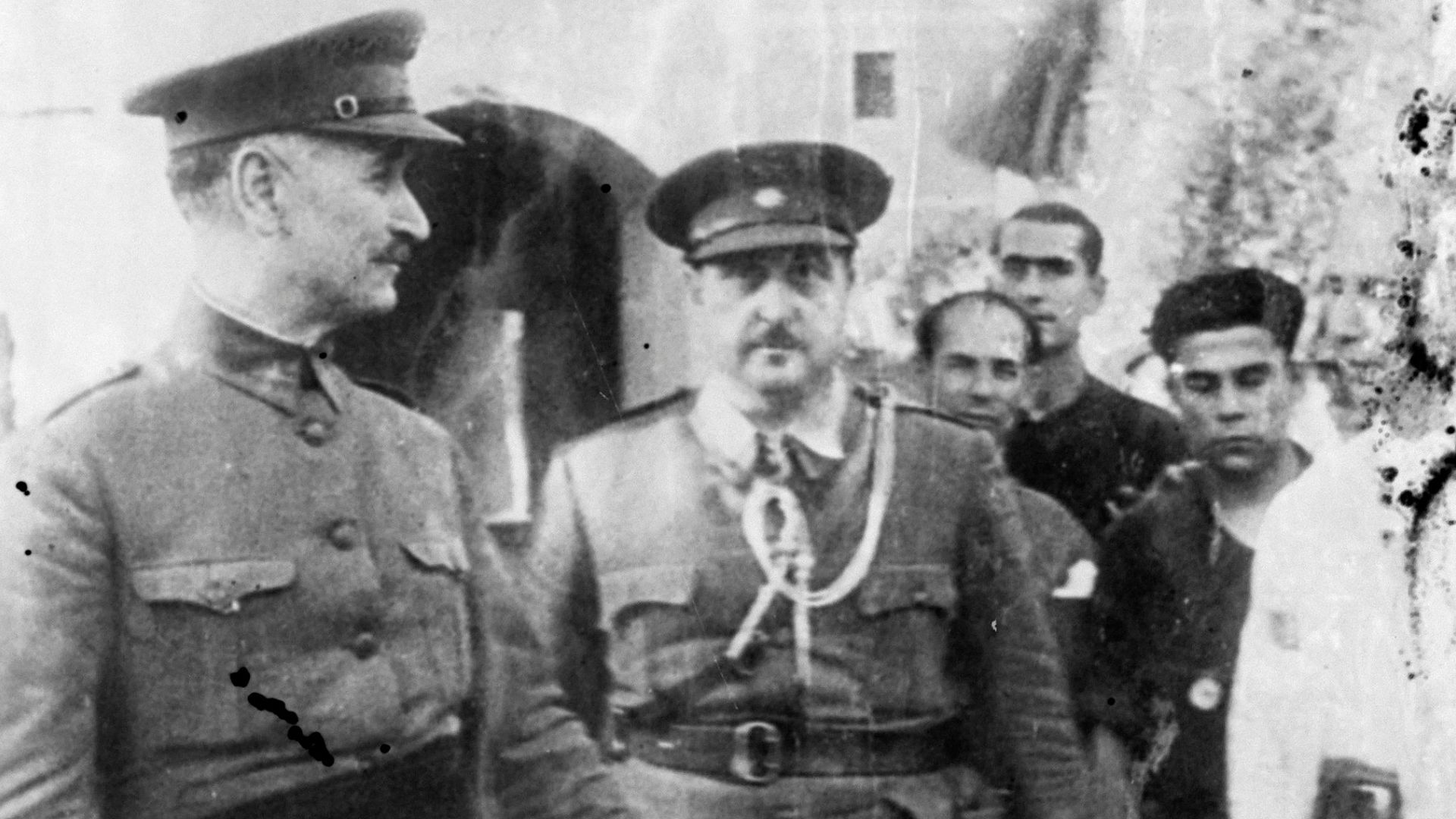 General Franco (center) - pictured in August 1936, two months before beginning his 39-year rule - was in power when Benidorm's tourism transformation began. /CFP 