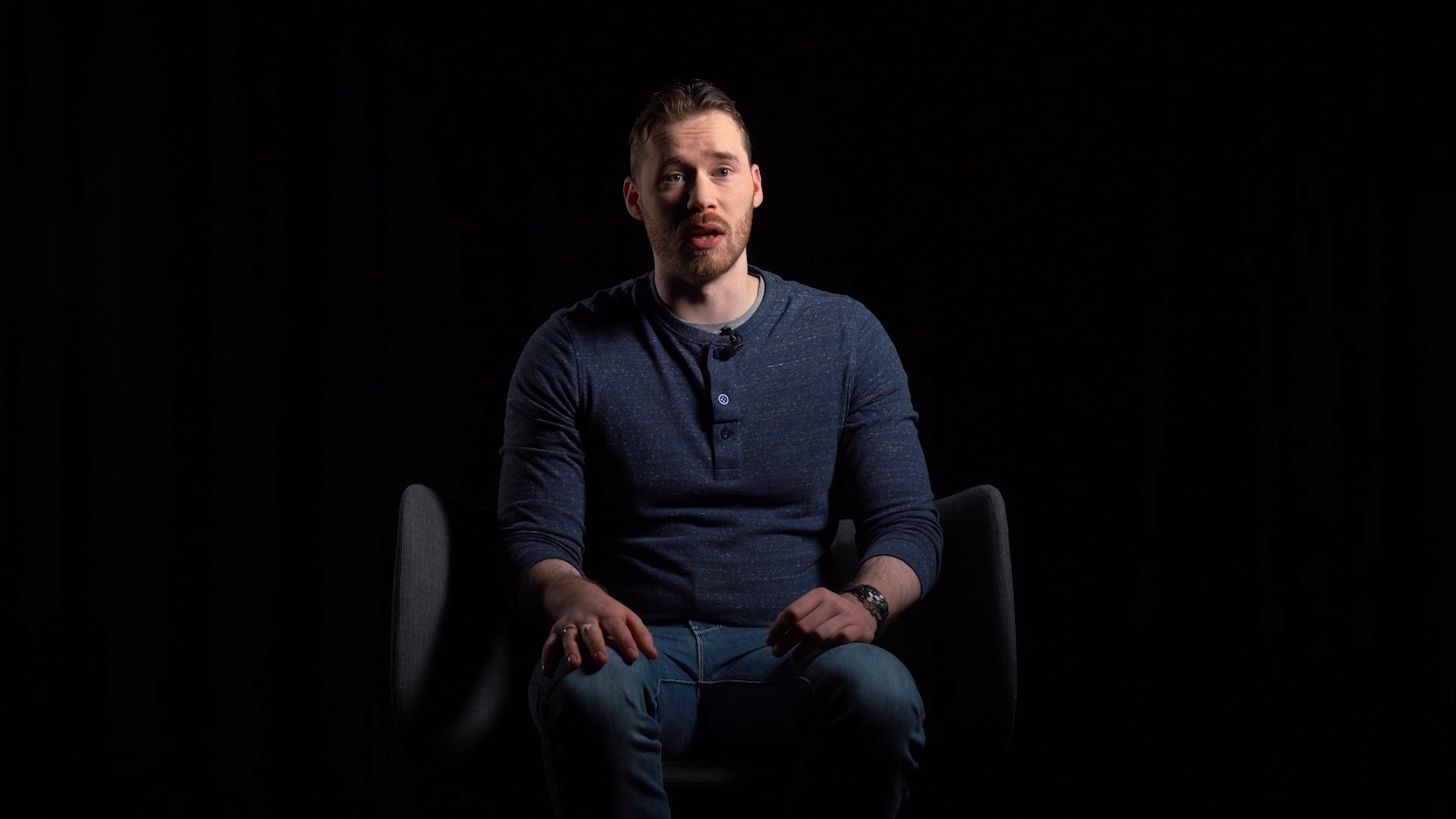 Sam Smith founded the Green Ribbon Policing campaign after leaving policing with PTSD. /CGTN