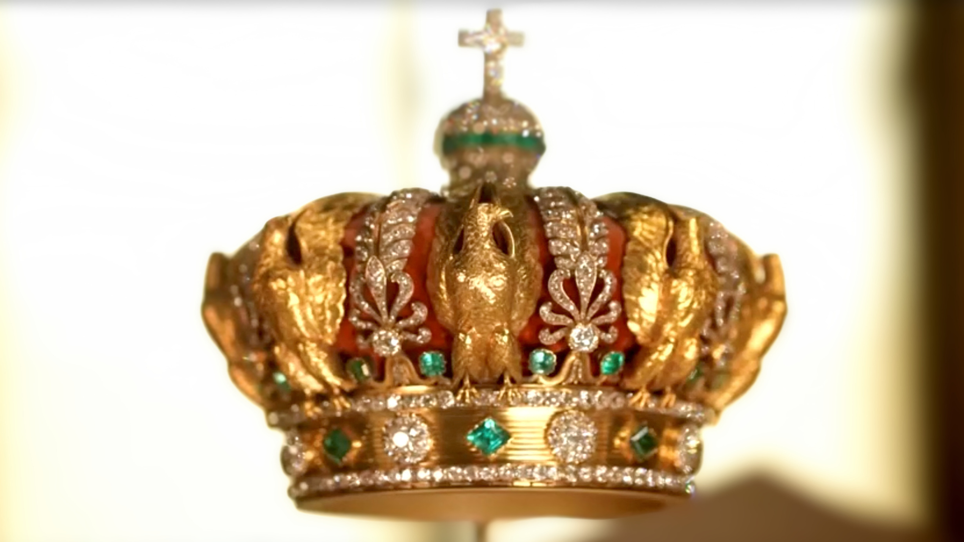 A crown worn by French Empress Eugenie, which was targeted by thieves during the heist at Paris' Louvre Museum but was dropped during their escape. Louvre Museum/Handout
