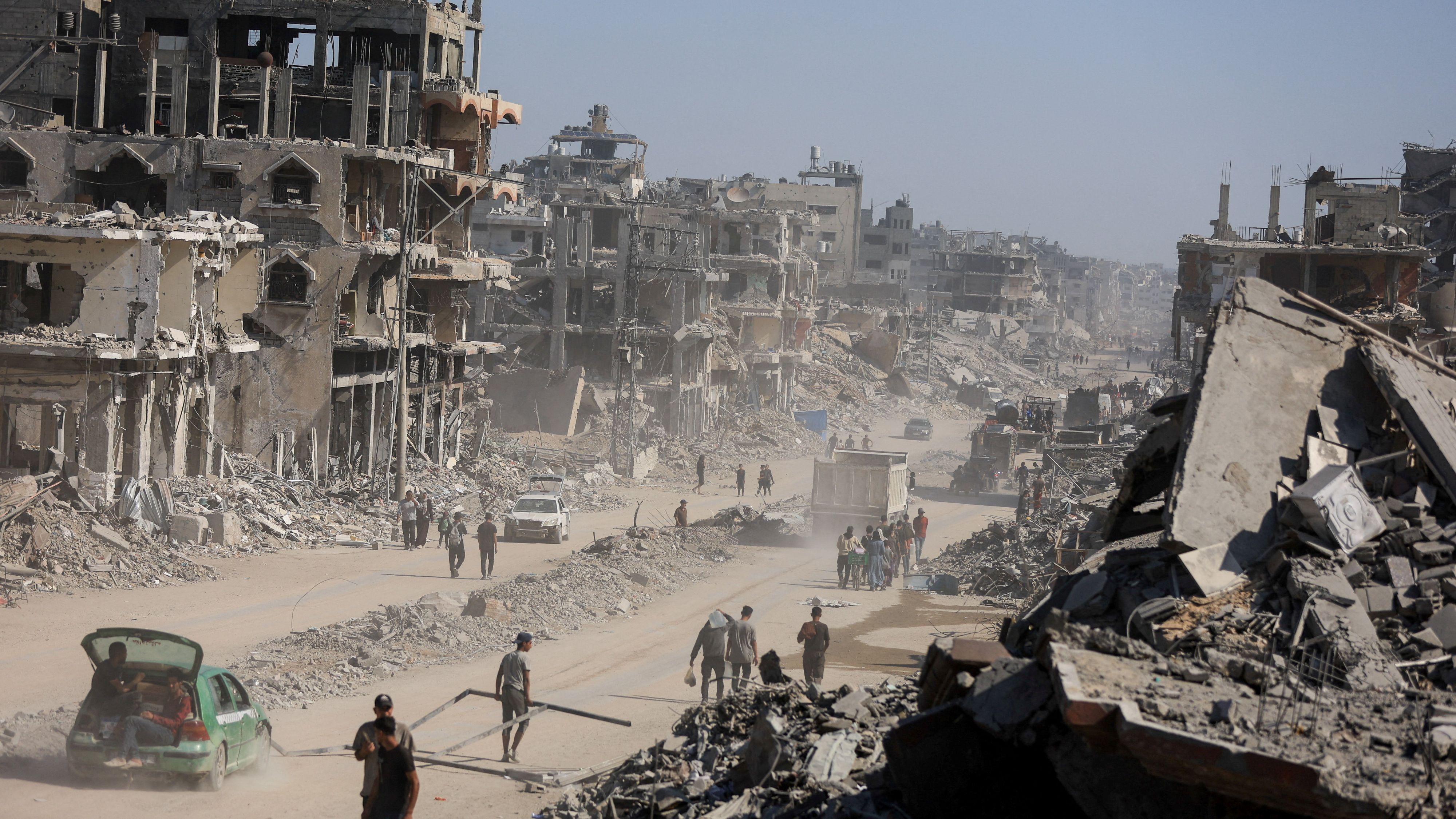 The fighting may have stopped for now, but the Gazans face a huge struggle amid the destruction./ Dawoud Abu Alkas/Reuters 