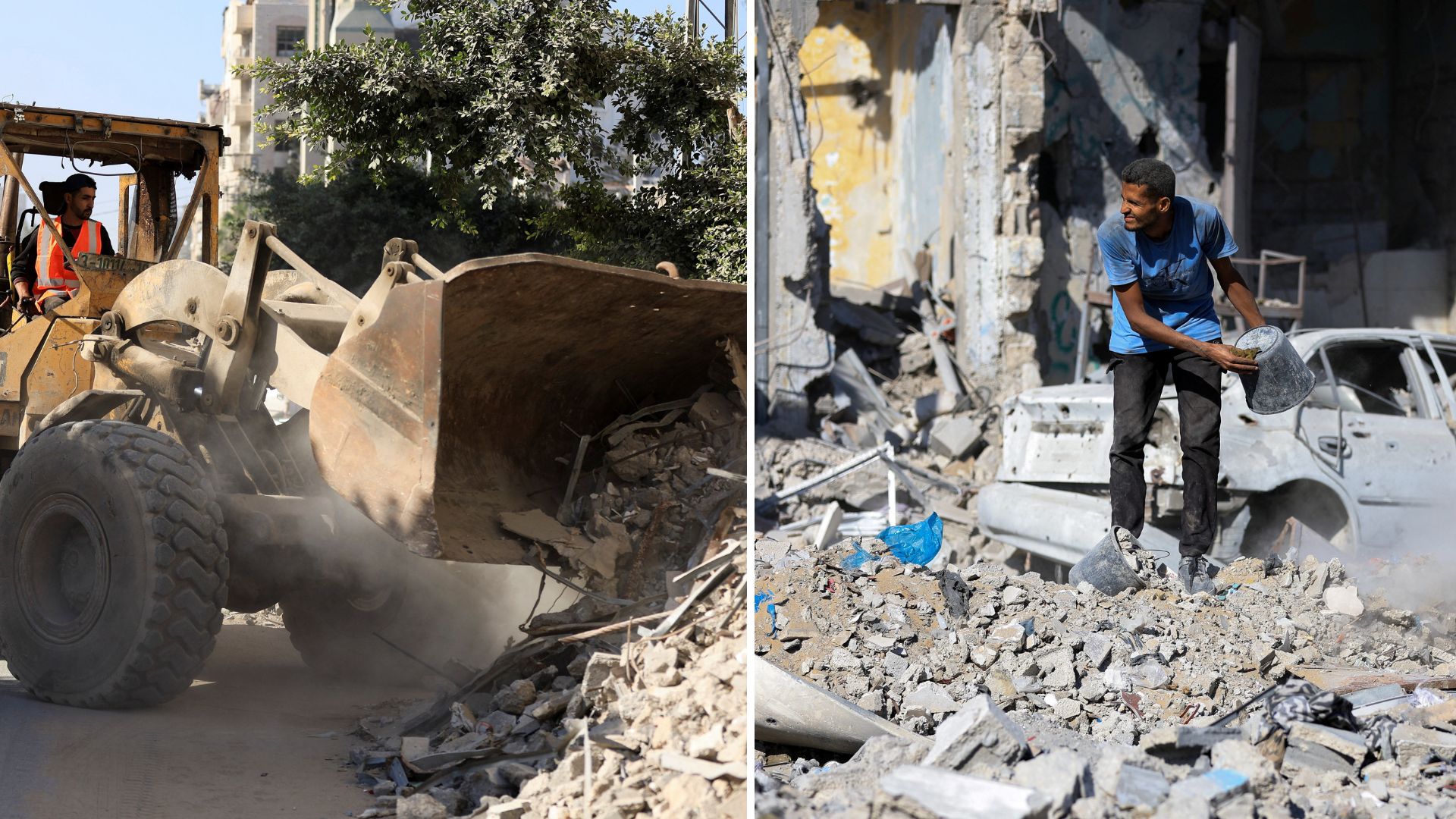 61m tons of rubble, toxic waste, hidden bombs: Gaza's giant clear-up