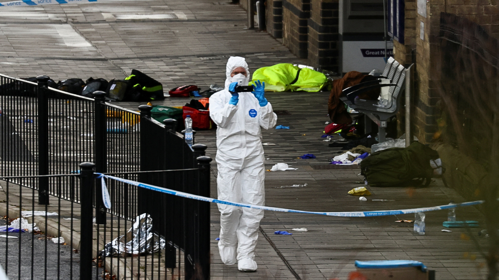 Two fight for life, two arrests after mass stabbing on train in UK