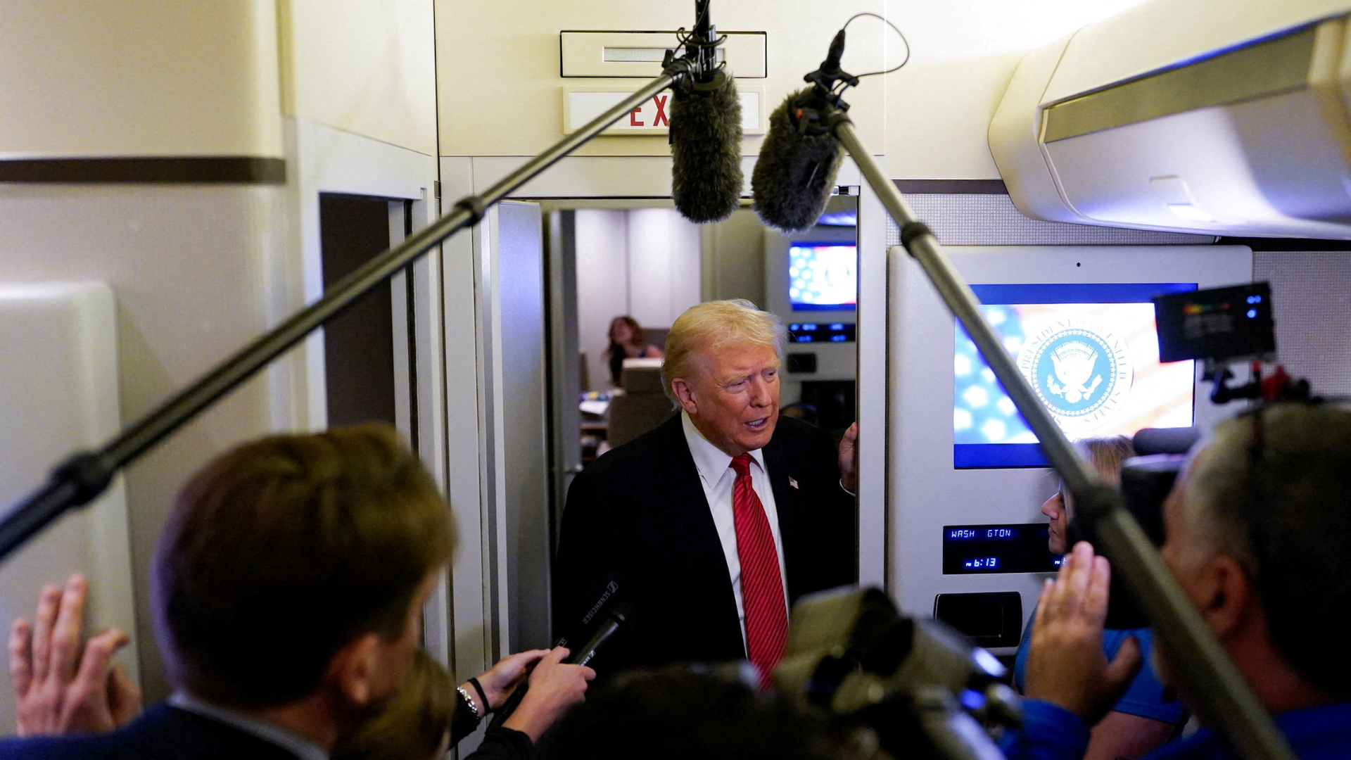 US president Donald Trump has cut foreign aid. /Elizabeth Frantz/Reuters