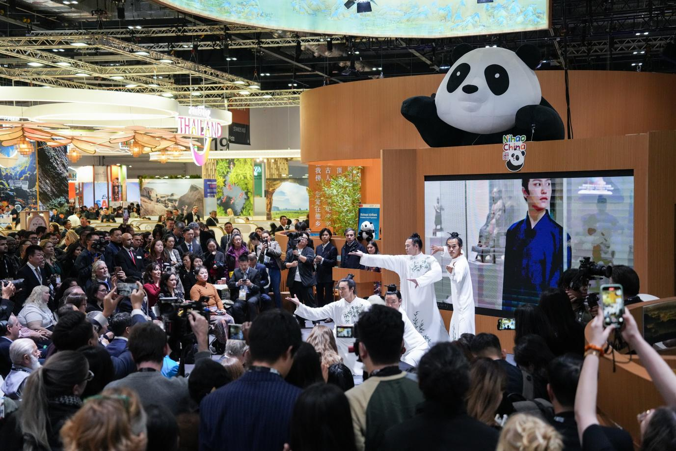 China Pavilion at the 2025 World Travel Market London.n /CMG