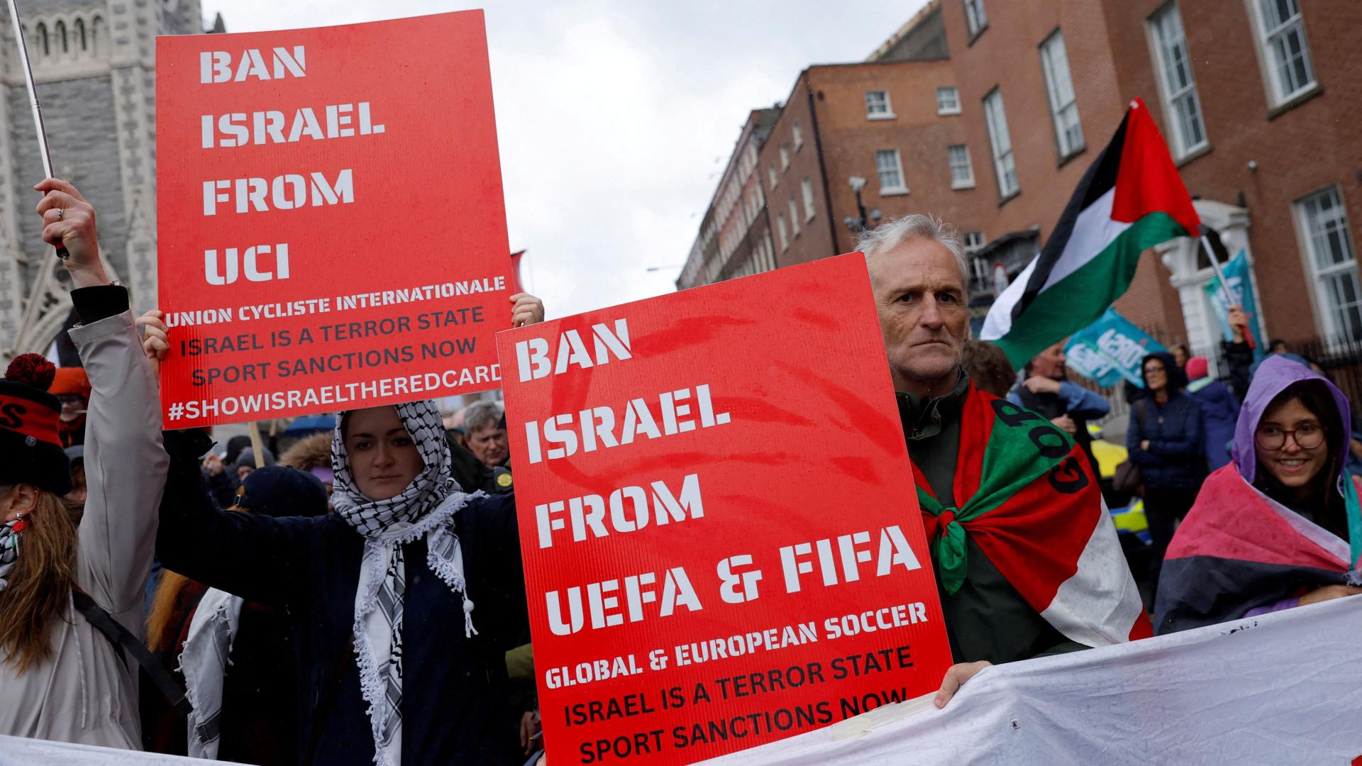 Irish football governing body backs call for UEFA to ban Israel