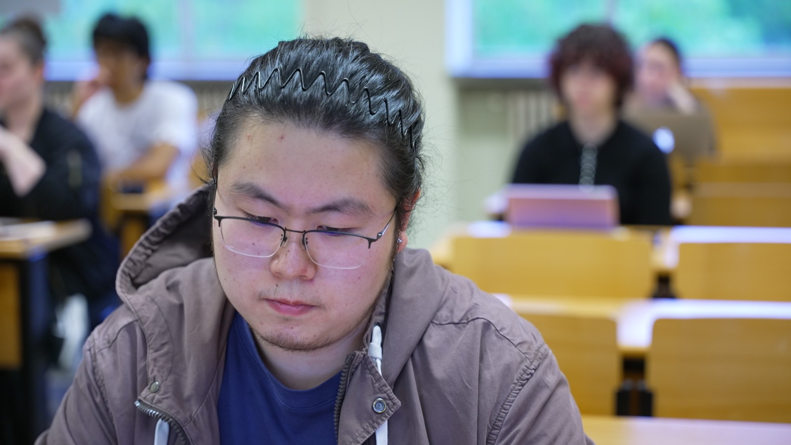 Chinese student Tian is loving his time in Madrid. /CGTN