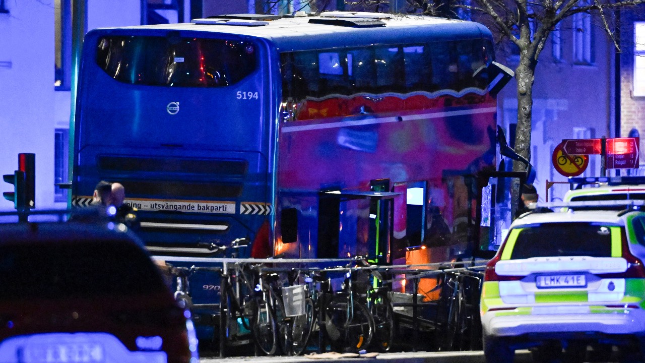 Several killed as Stockholm bus rams into pedestrians