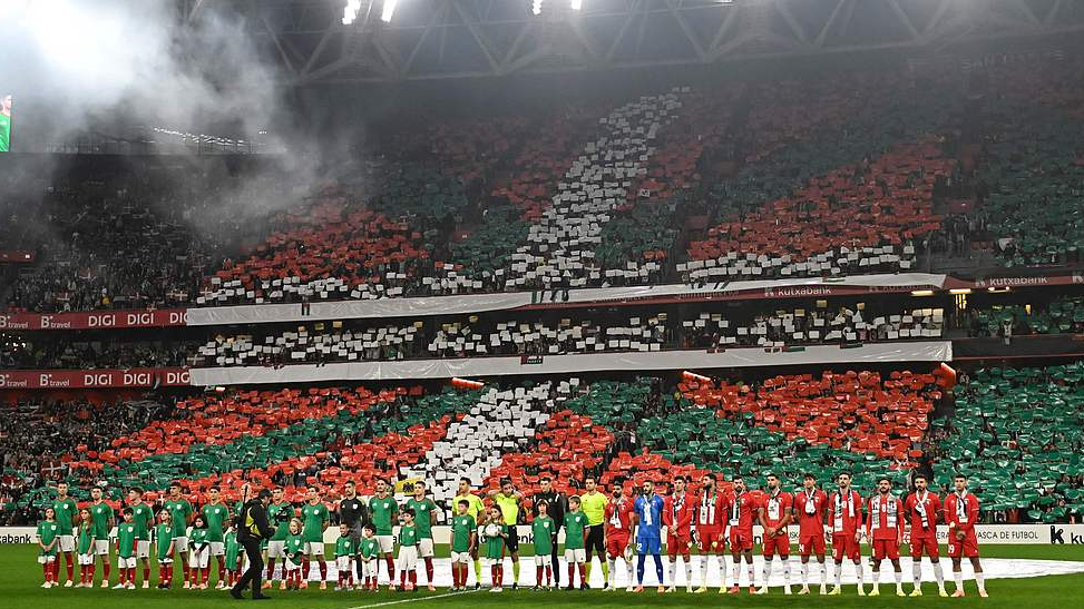 The Palestinian national team are playing symbolic friendlies against the Basque Country and Catalan national teams. /CFP