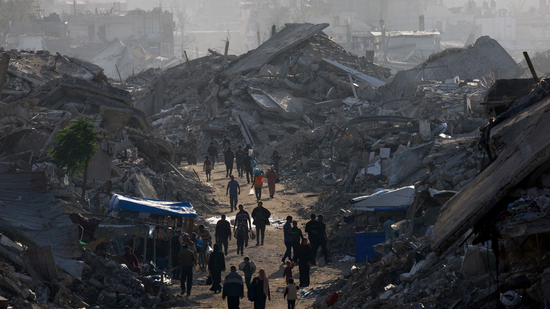 The grueling search for Gaza's dead under the rubble