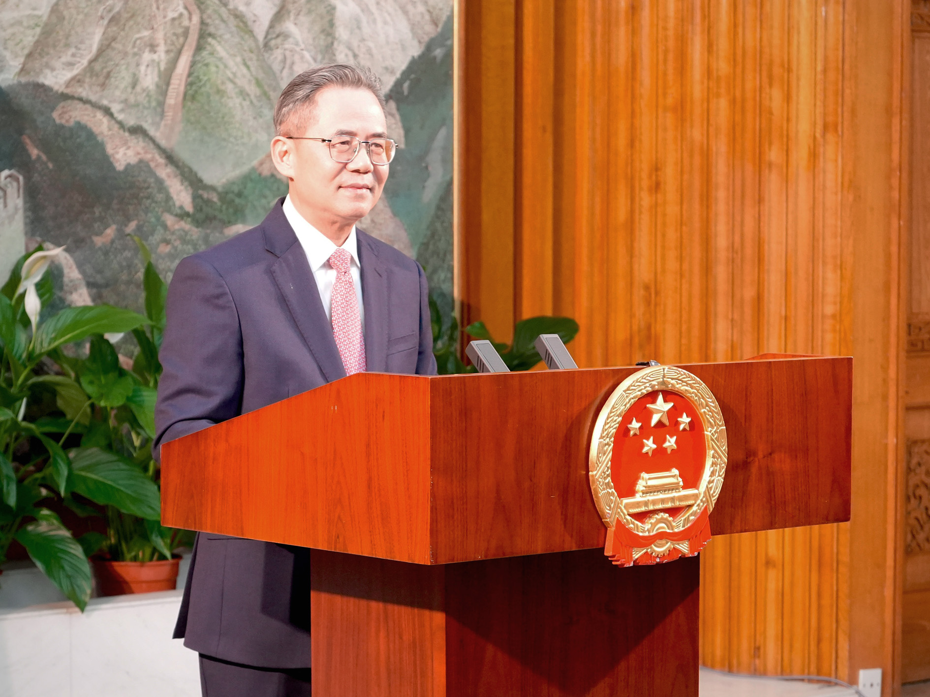 Chinese Ambassador to the UK, Zheng Zeguang. /CGTN