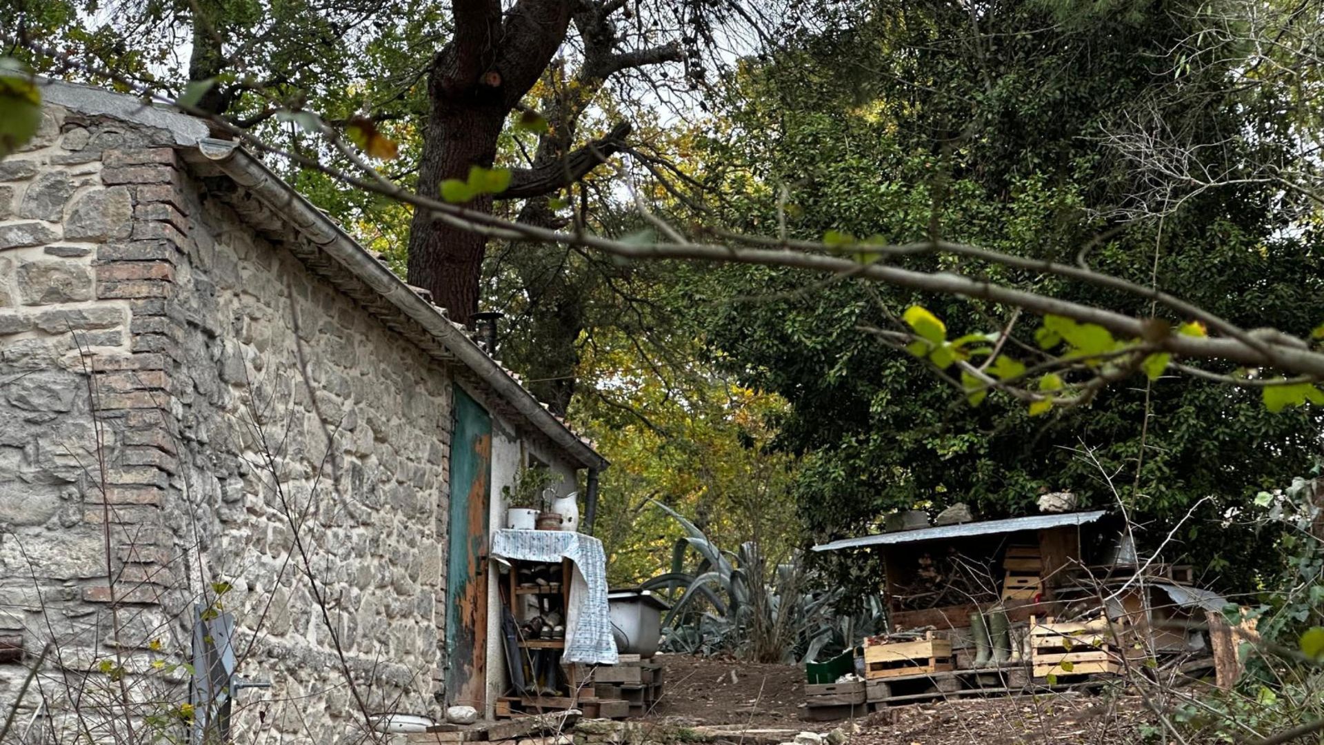 The house formerly occupied by Nathan Trevallion and Catherine Birmingham with their three children in Palmoli, Italy. /Antonella Salvatore/AFP