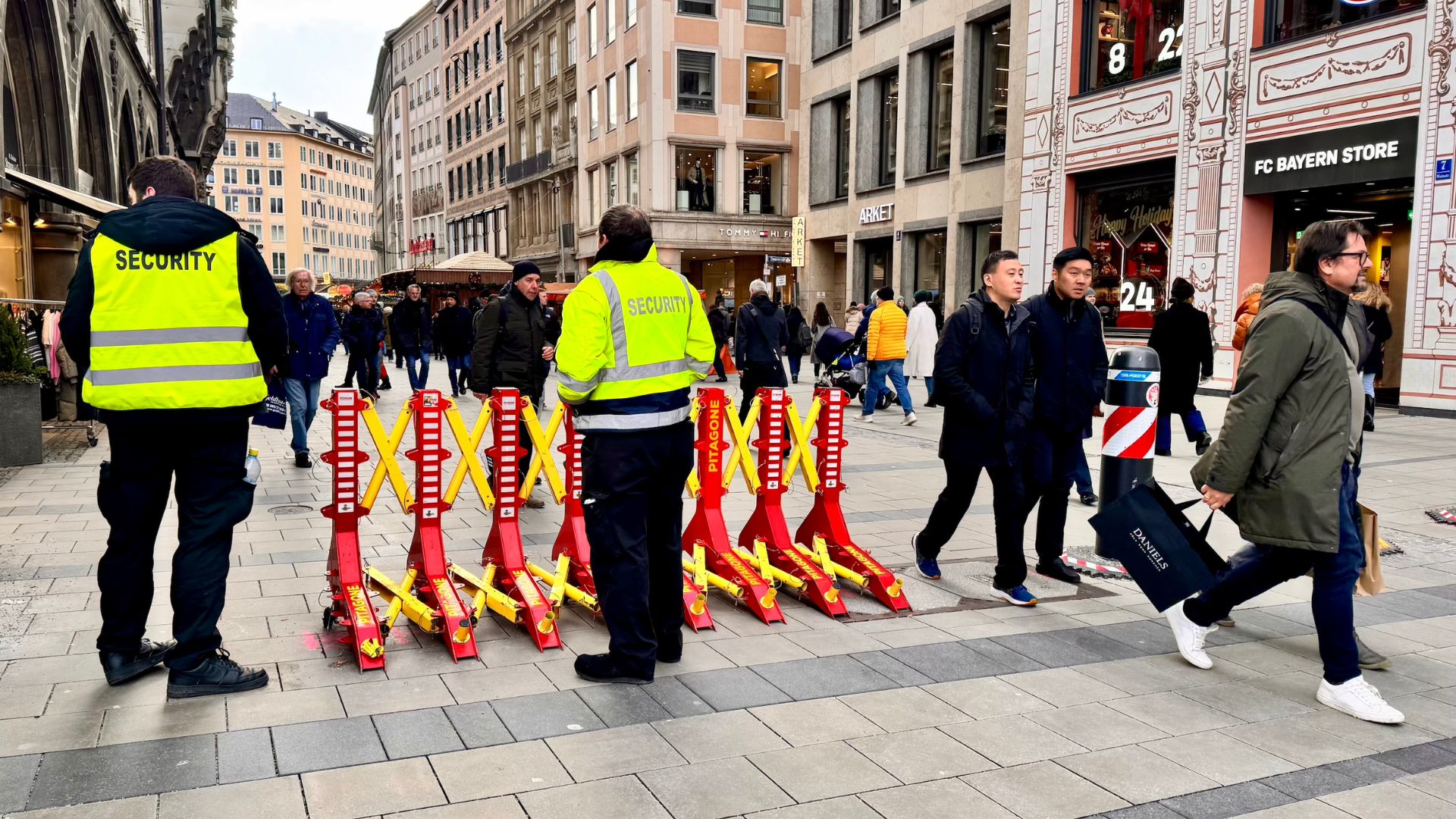 Security has been stepped up to reassure the public. /Natalie Carney/CGTN