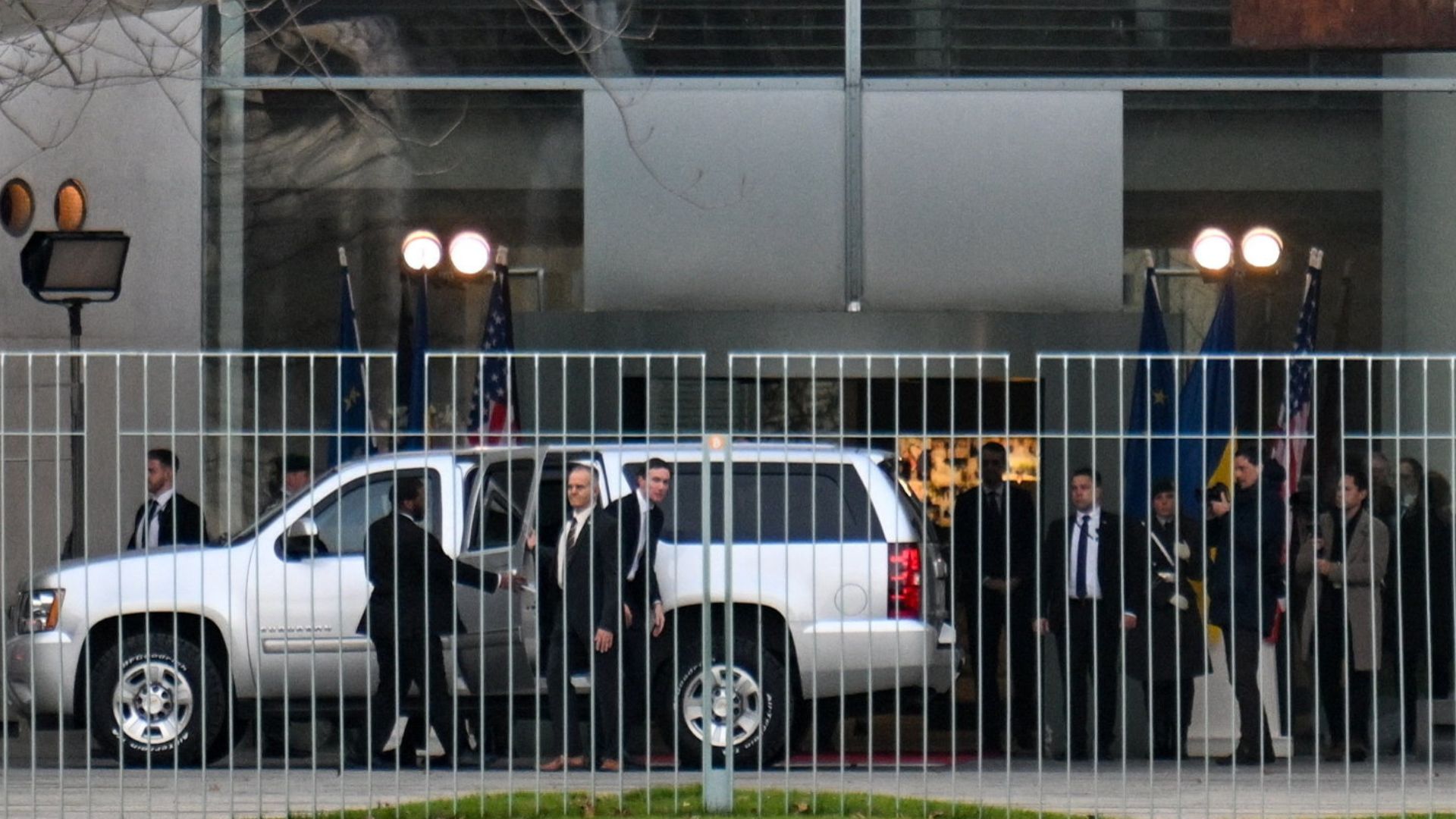 US President Donald Trump's son-in-law Jared Kushner arrives at the Chancellery in Berlin on December 14. /Annegret Hilse/Reuters