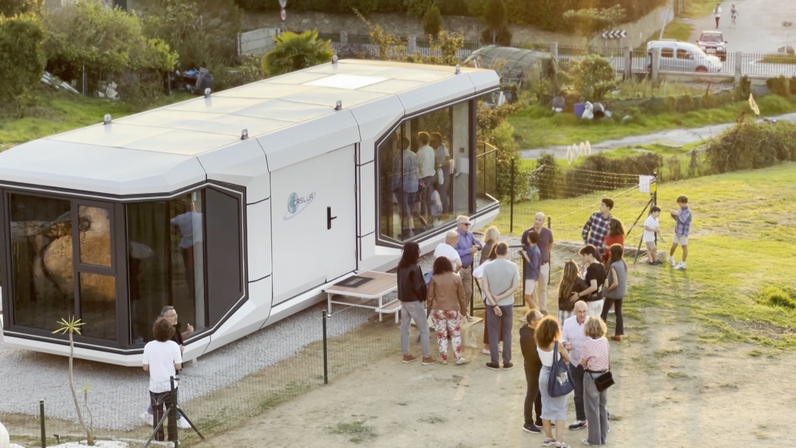 Spanish company Caslua imports installed the first smart Chinese capsule home in Pontevedra, northern Spain, and have seen huge interest, including beyond Spanish borders with orders coming in from as far as Mexico. /Handout