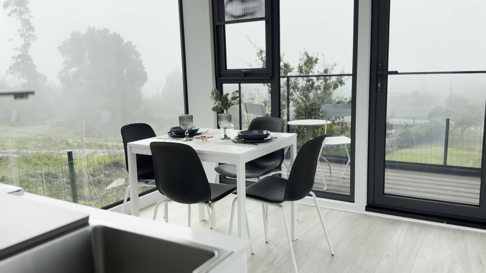 Room with a view - a capsule home installed in Pontevedra Spain. /Handout