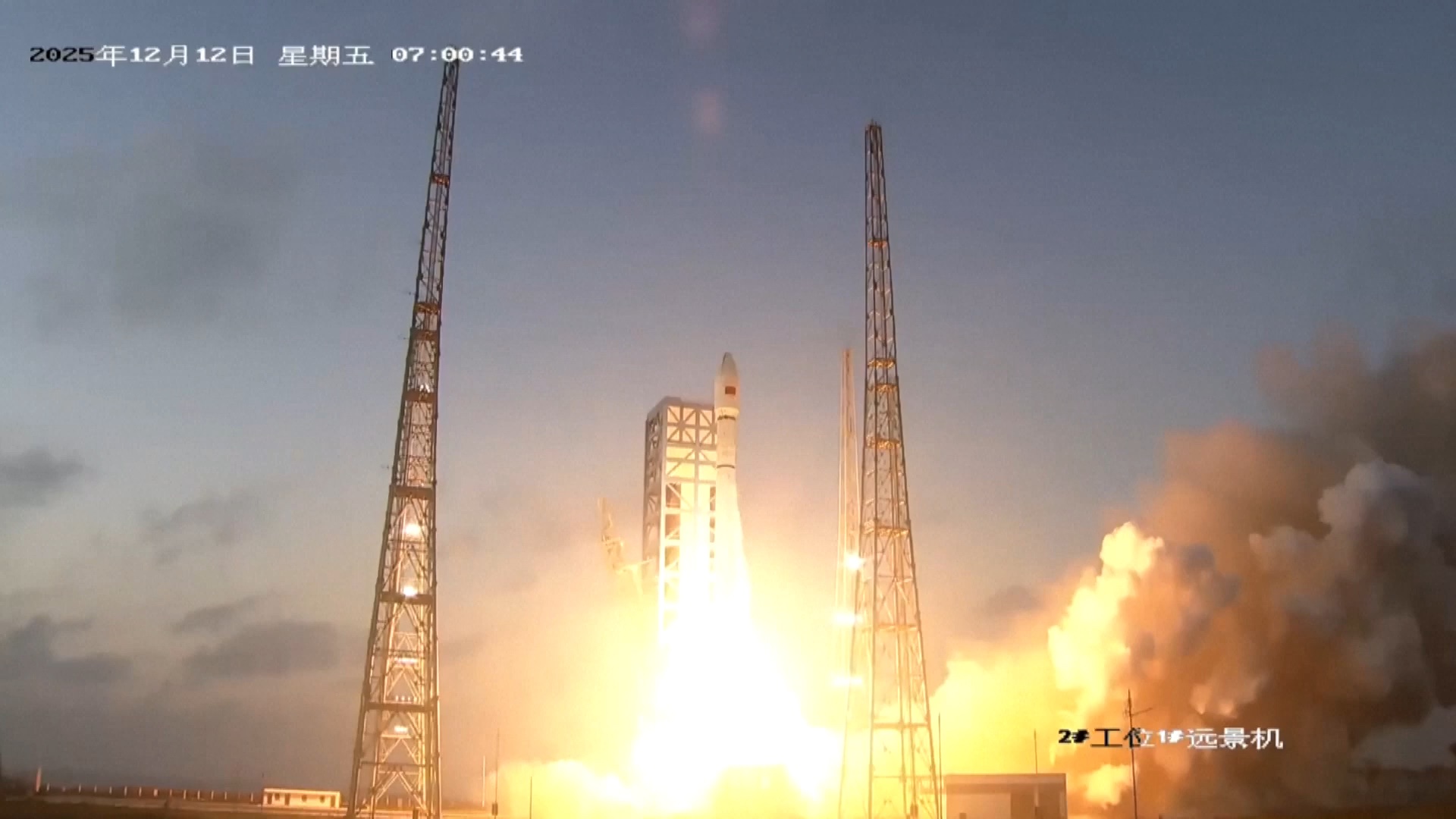 China has launched several satellites into orbit this year. /CCTV