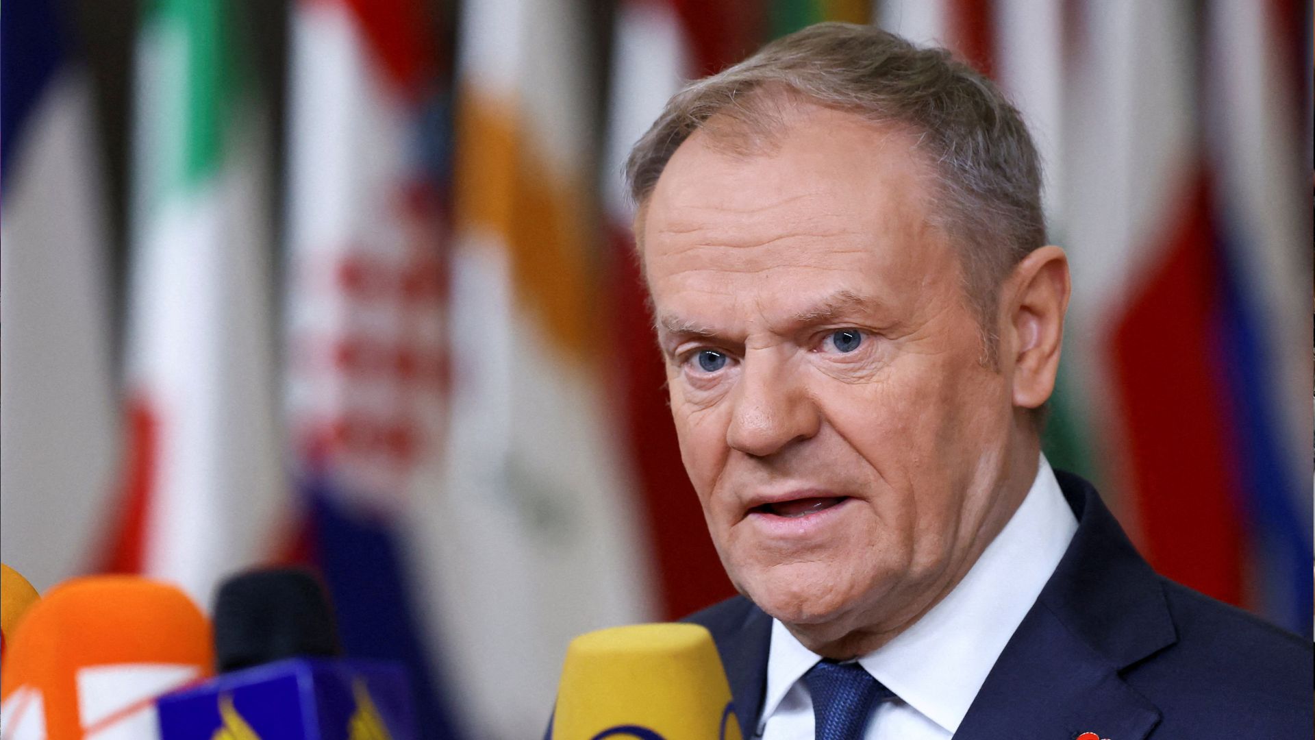 Polish Prime Minister Donald Tusk pledged to reverse arch-conservative party policies. /Yves Herman/File 