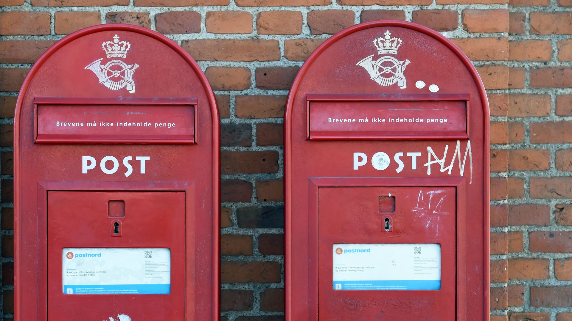 Letter boxes in Copenhagen, 2017. /Fabian Bimmer/Reuters
