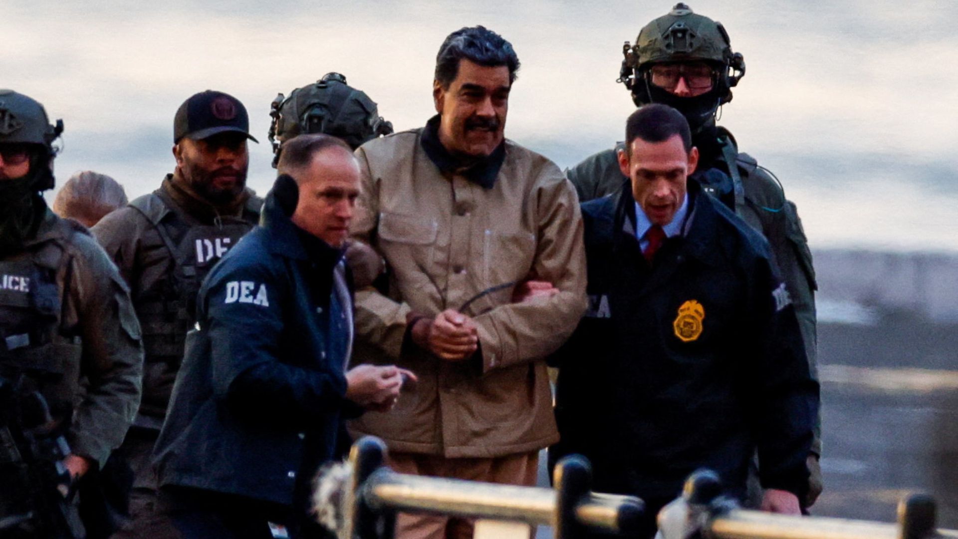 Captured Venezuelan President Nicolas Maduro in US custody in New York City. /Eduardo Munoz/Reuters