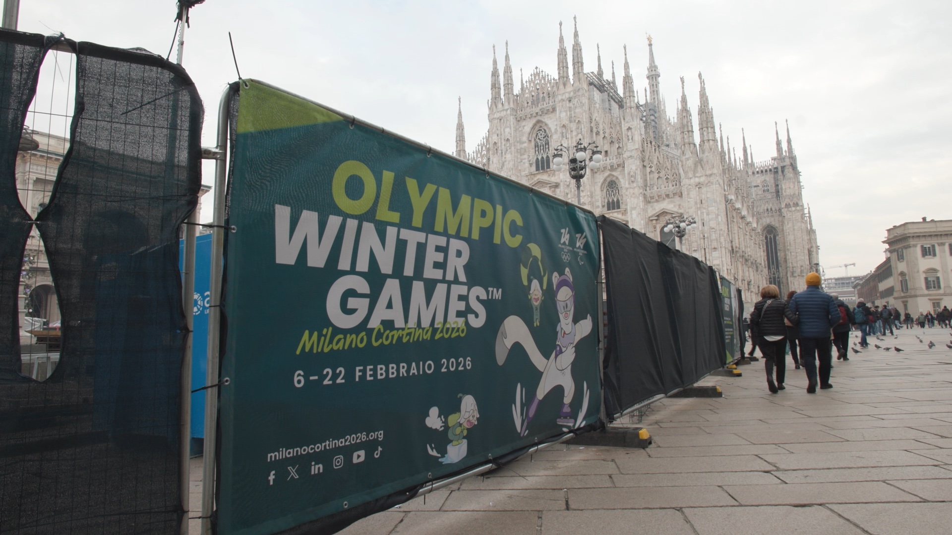 With a month to go, work is still ongoing. /CGTN