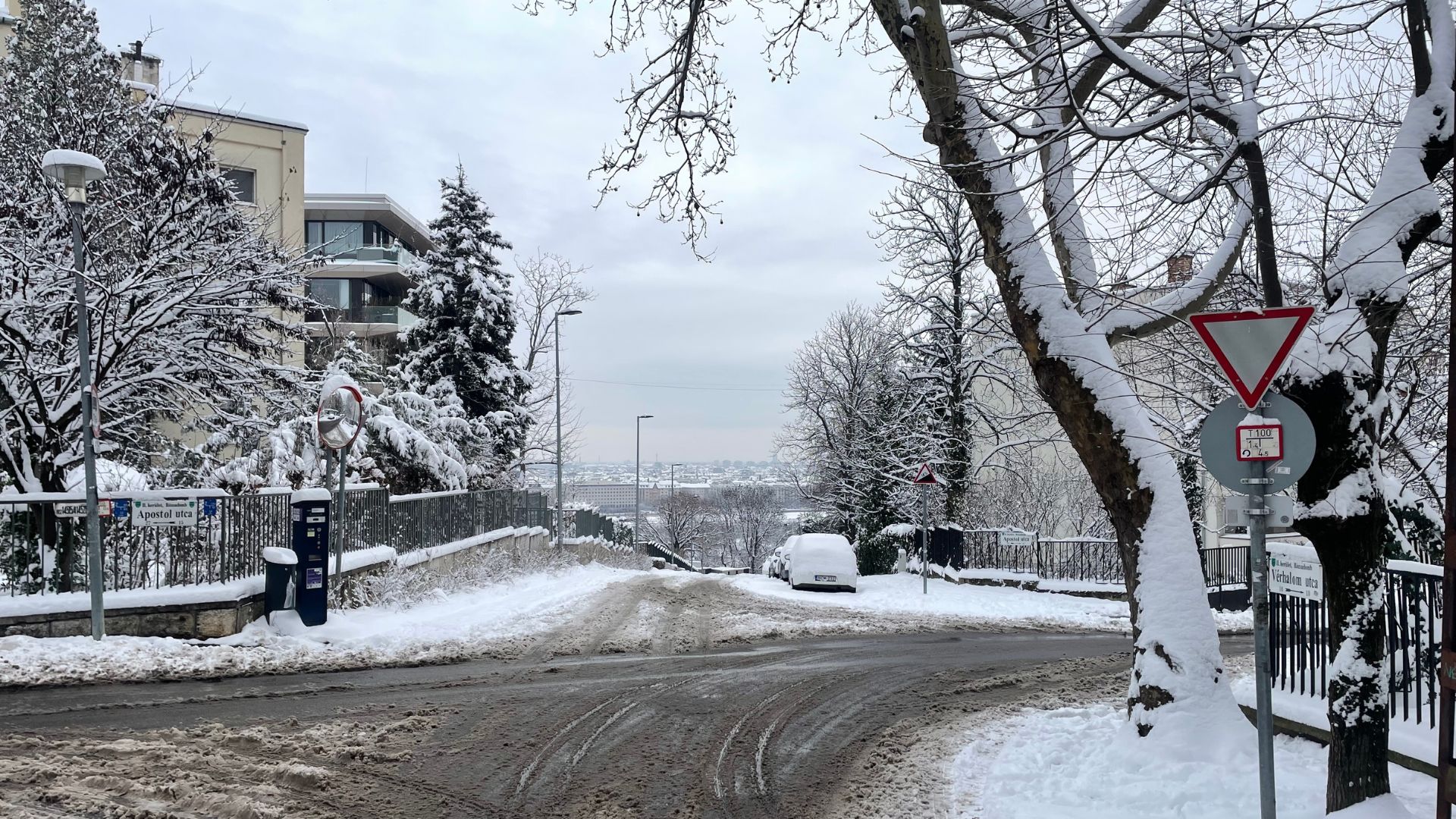 Some secondary roads have become impassable.