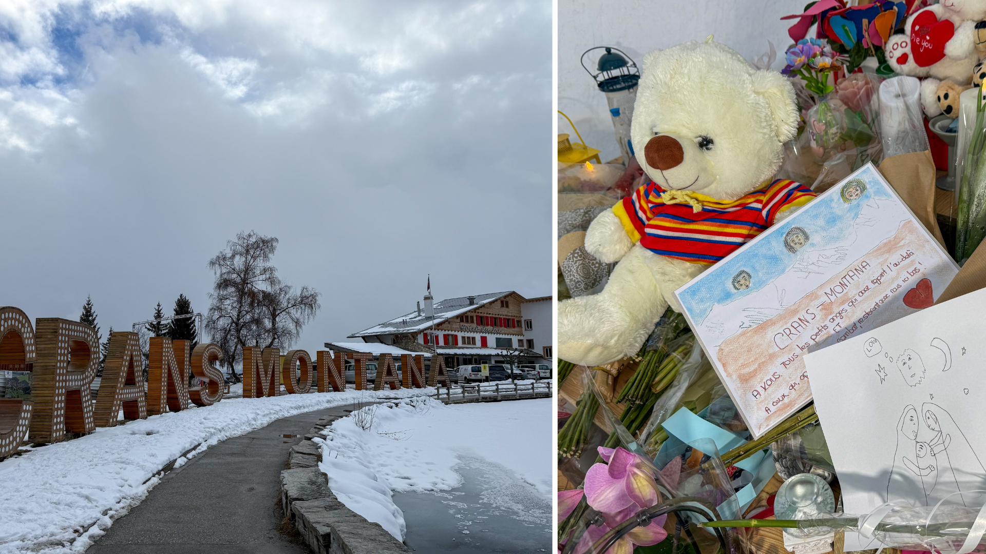 Emotions remain high in the Swiss municipality one month after the tragic fire. /CGTN Europe
