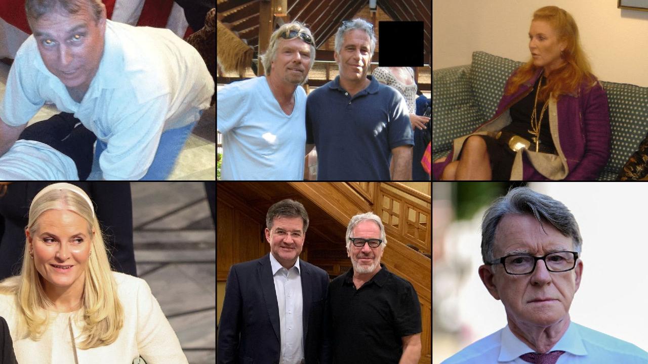 The high-profile Europeans named in the Epstein files