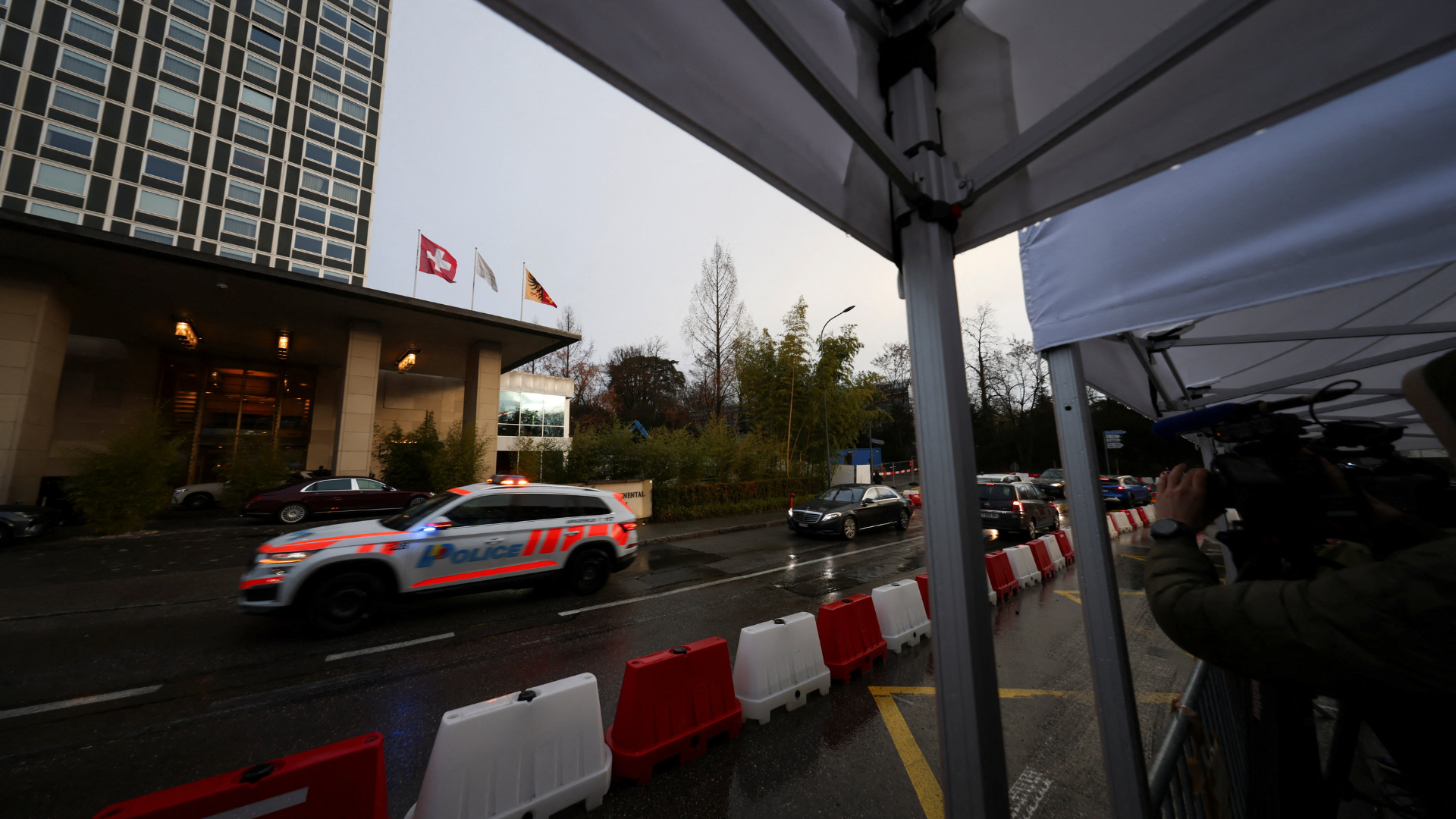 Delegations from Moscow and Kyiv are in Geneva for another round of US-brokered peace talks. /Pierre Albouy/Reuters