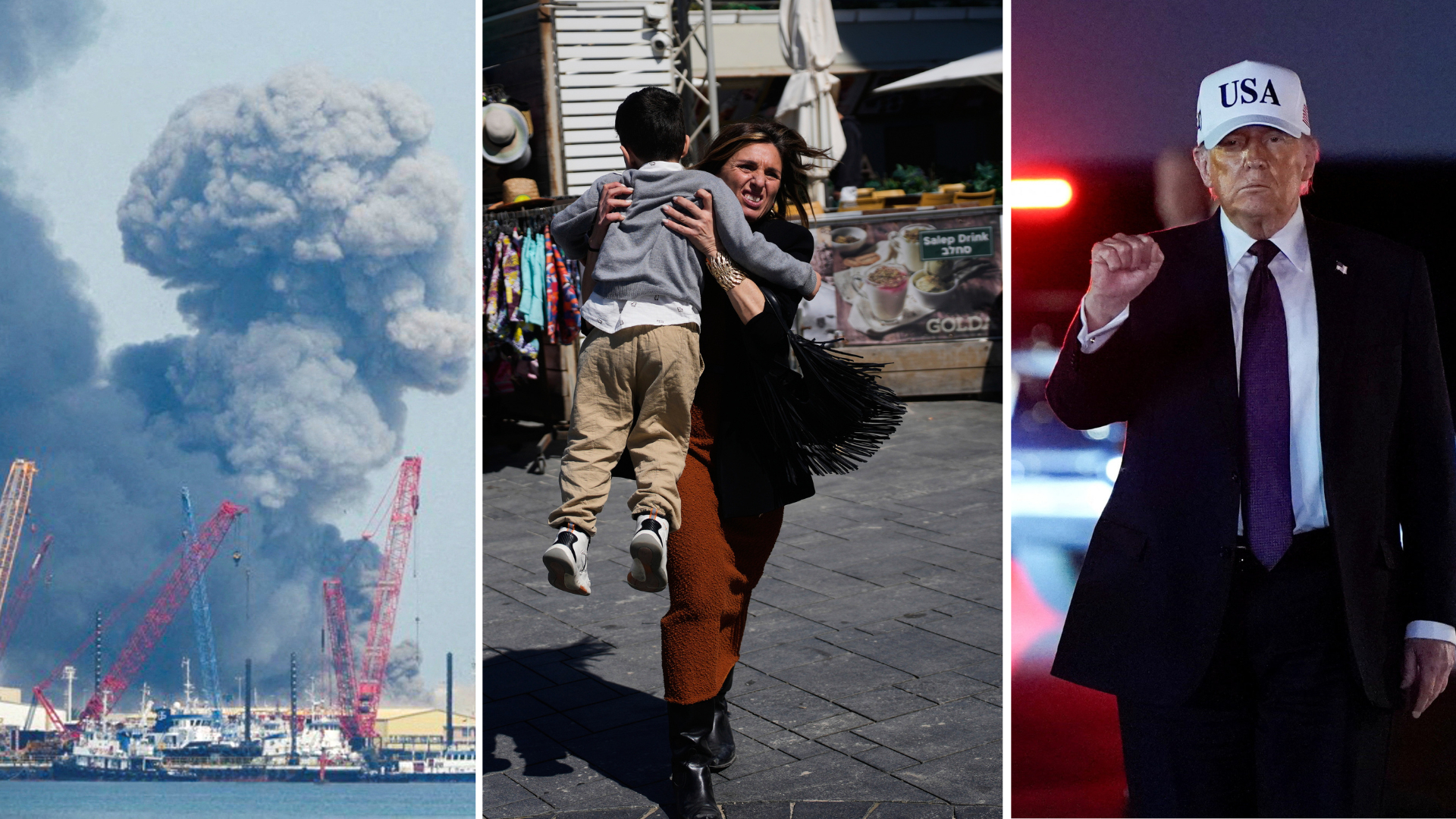 US and Israel attacked Tehran on Saturday which led to retaliatory strikes by Iran. /Elizabeth Frantz/Reuters and Ohad Zwigenberg/AP