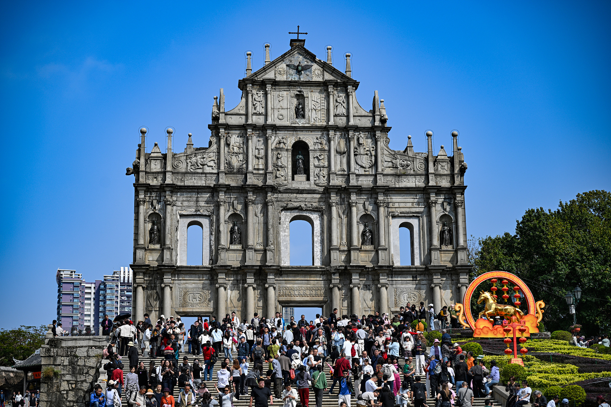 The Ruins of St. Paul's in Macao./CFP
