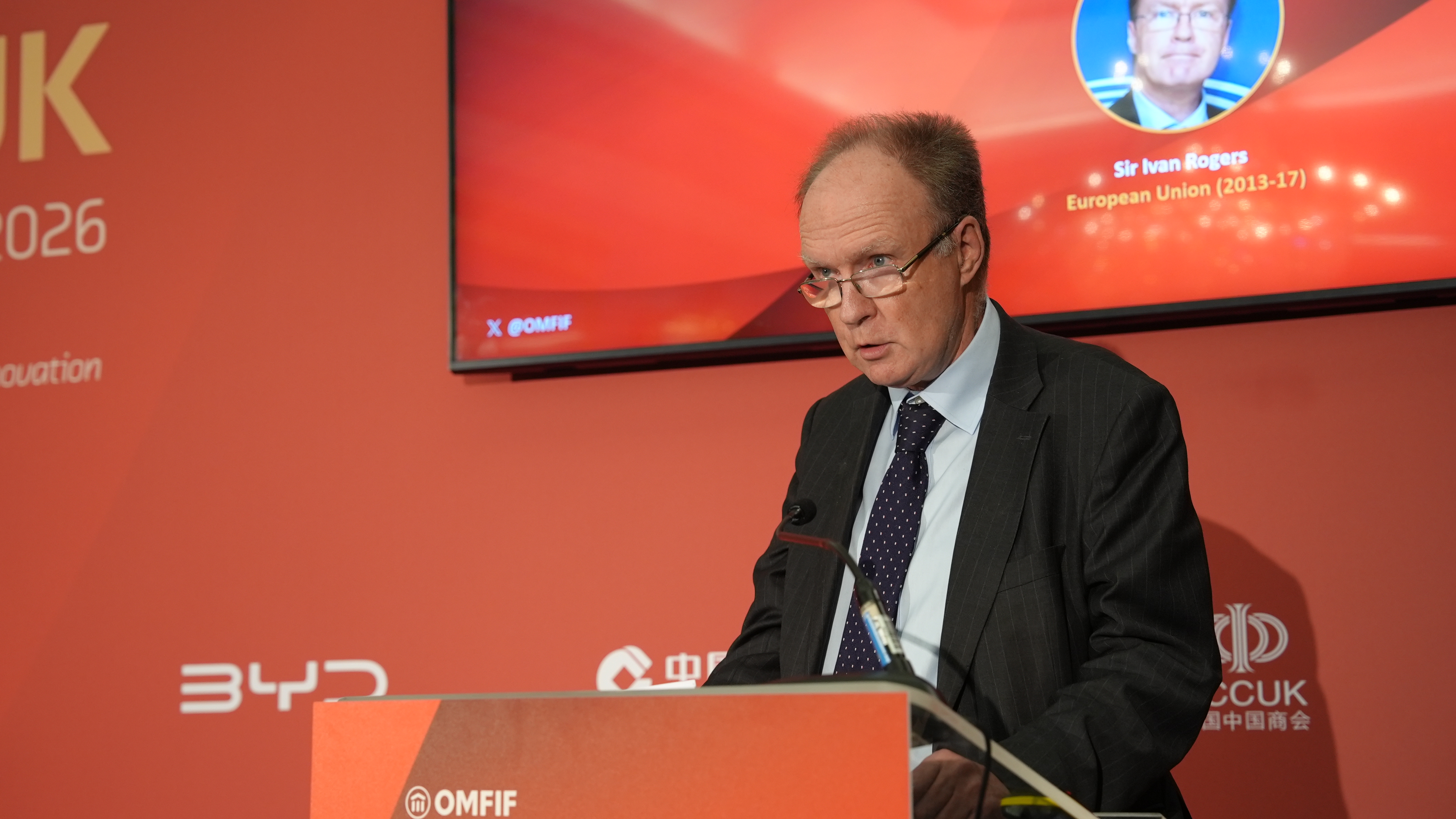 Ivan Rogers, the former UK Permanent Representative to the EU delivered a keynote speech. /CGTN