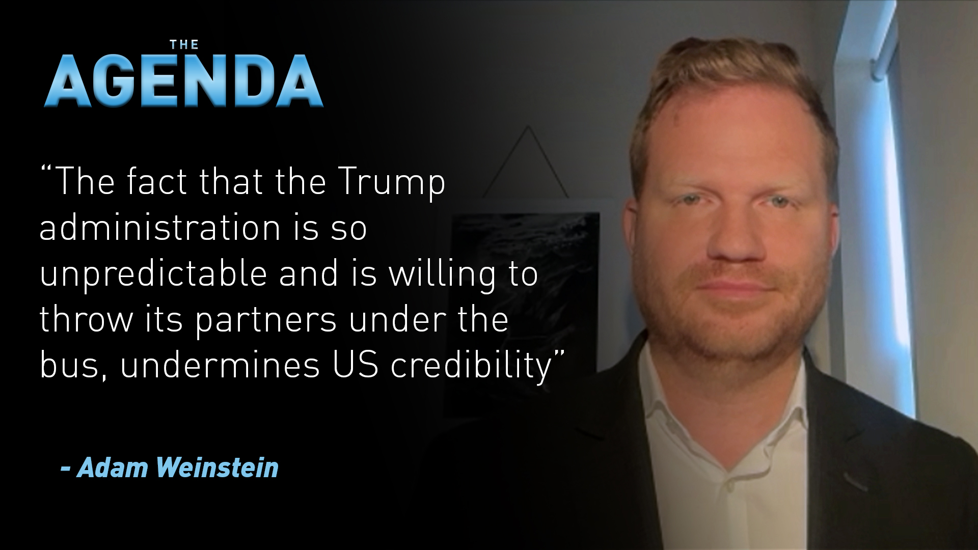 Transatlantic Tensions - The Agenda