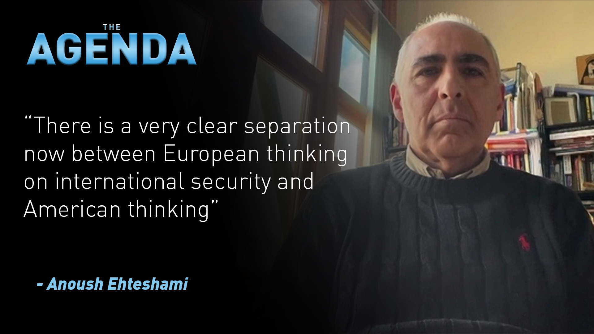 Transatlantic Tensions - The Agenda