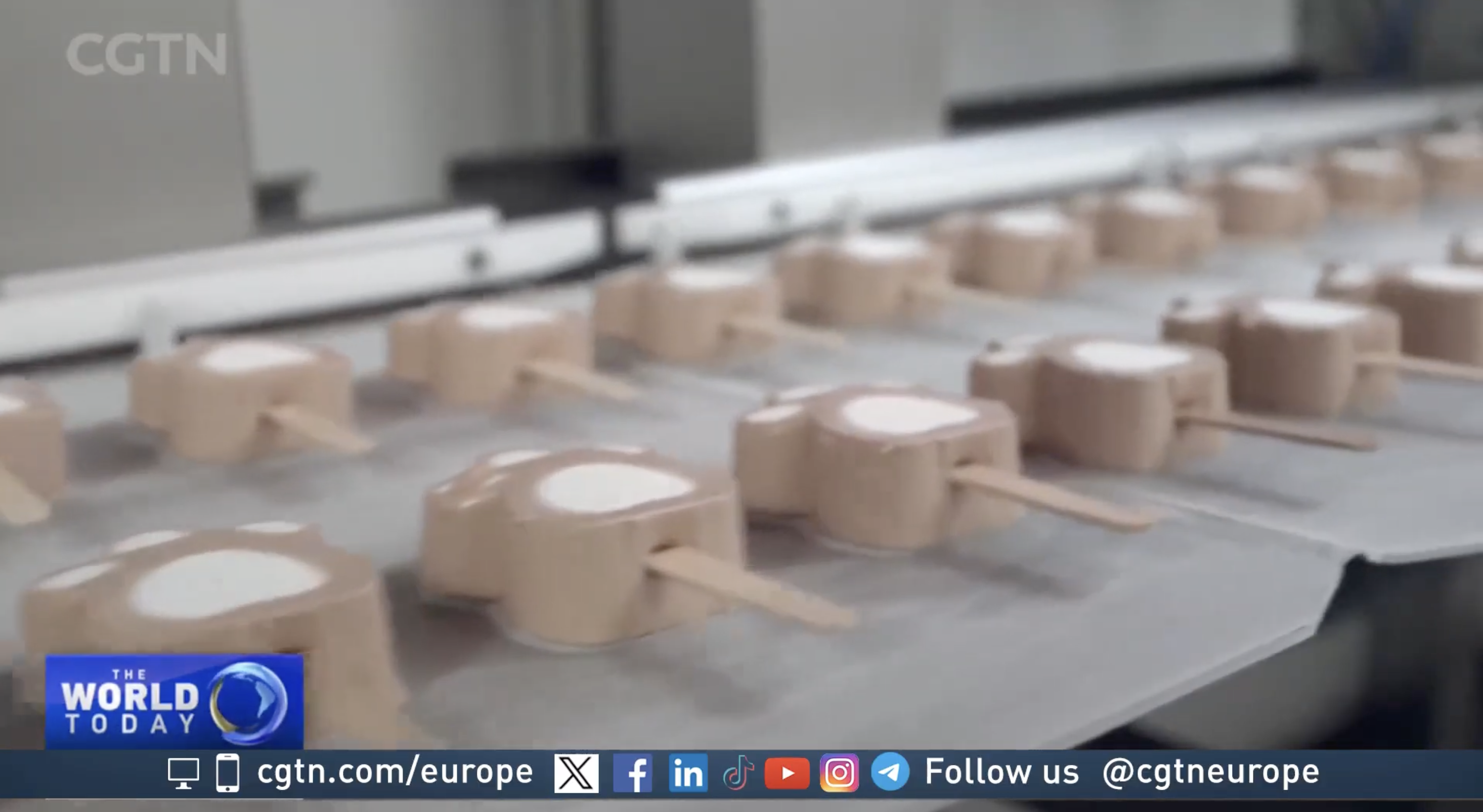 A Slovenian ice cream producer is preparing to return to the Chinese market after a pandemic-induced pause. /CGTN Europe