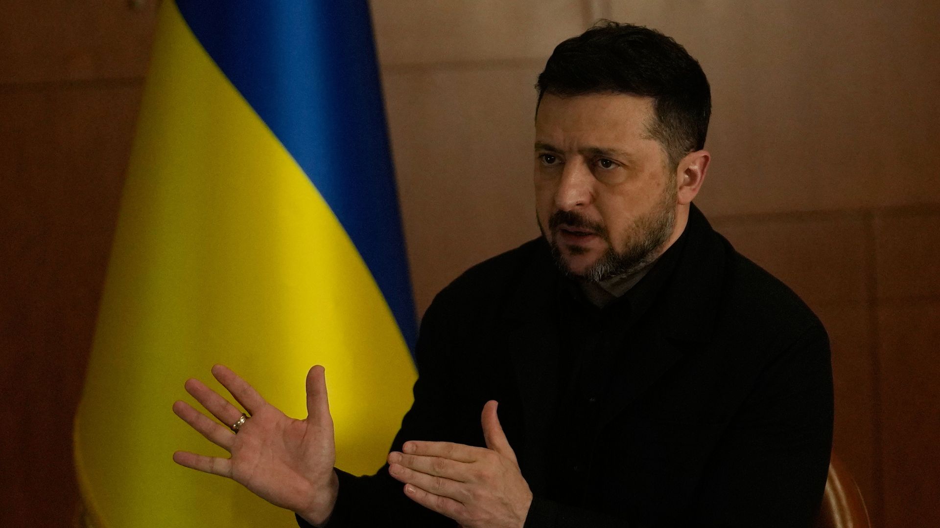 President Volodymyr Zelenskyy said Ukraine had repeatedly proposed a halt to fighting for Orthodox Easter. /Khalil Hamra/AP P