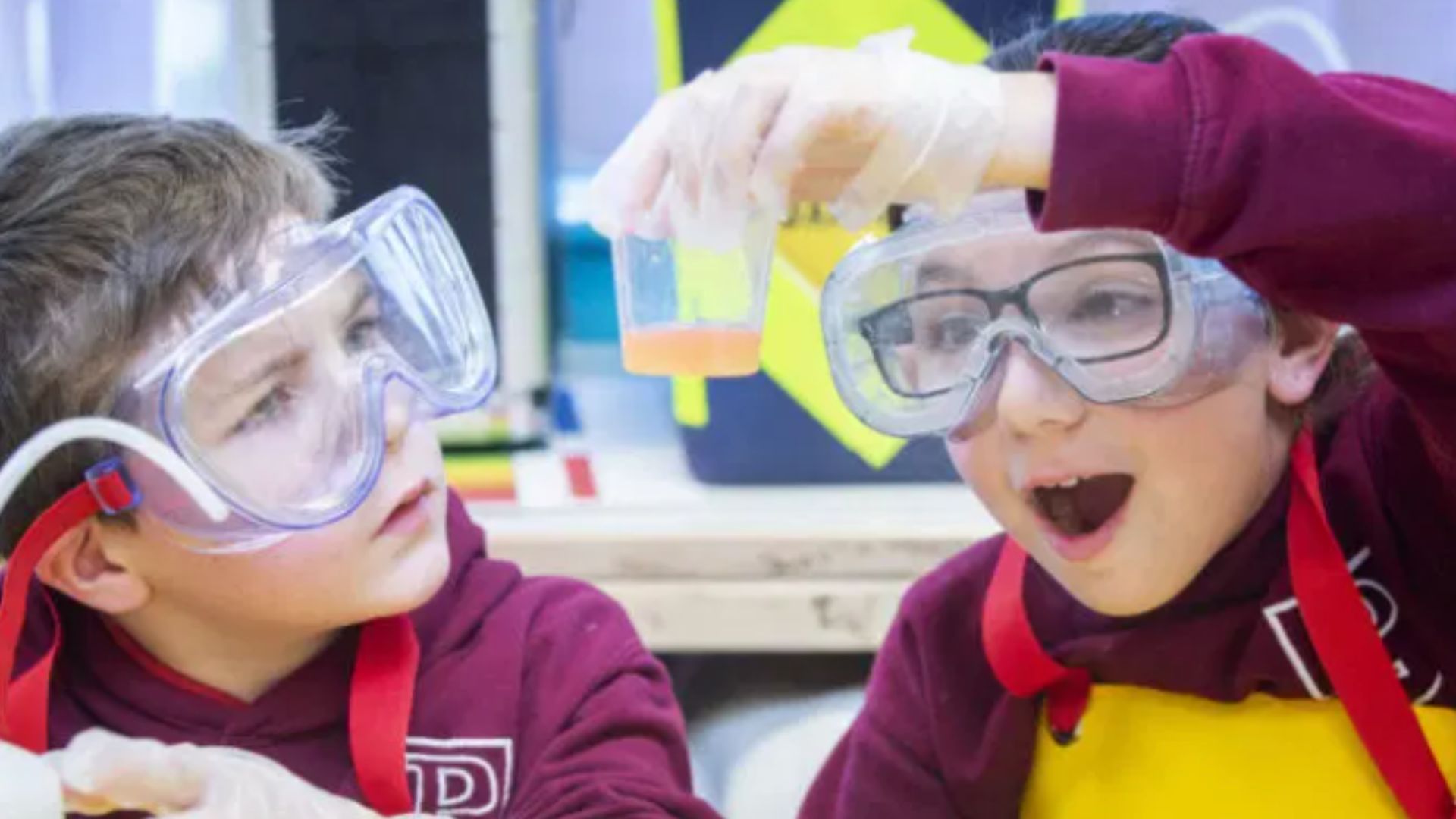 Children enjoy getting up close and personal with science at the festival. /Edinburgh Science Festival Handout