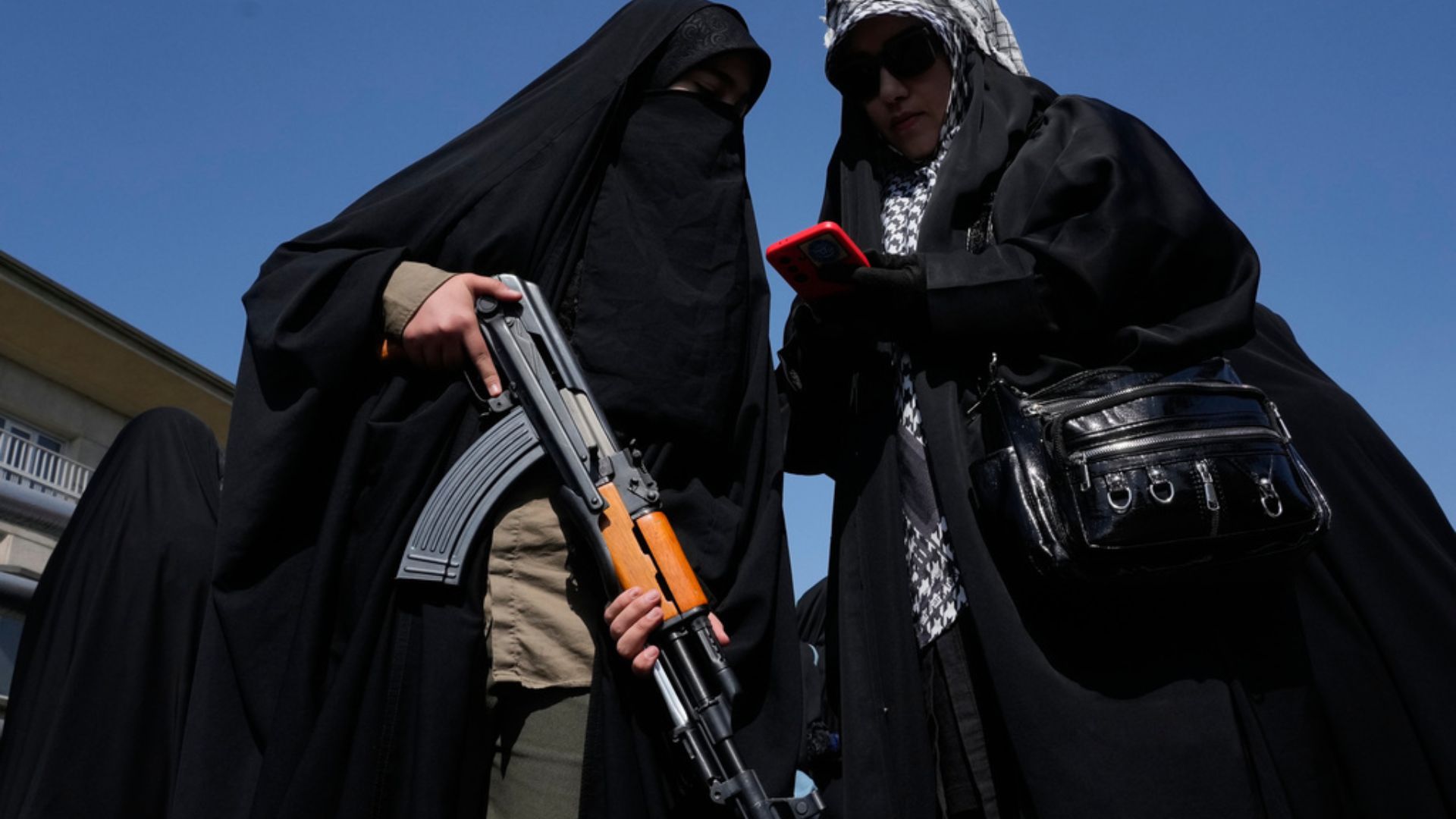 It was National Girl's Day in Tehran on Friday./ Vahid Salemi/AP
