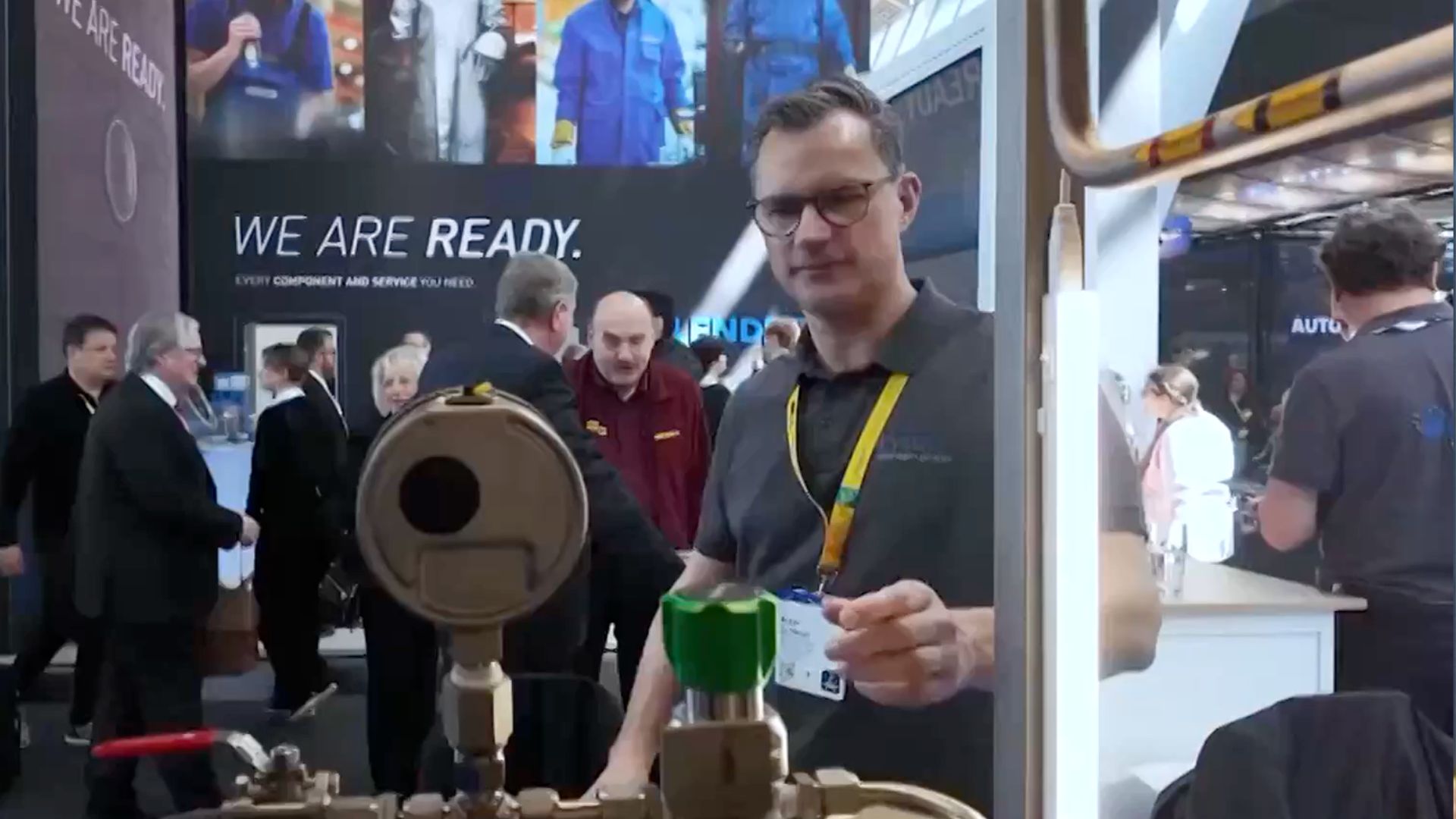 Klaus Schirmer, co-founder of energy system supplier CYTOK, pointed to the shifting dynamics of global supply. /CGTN