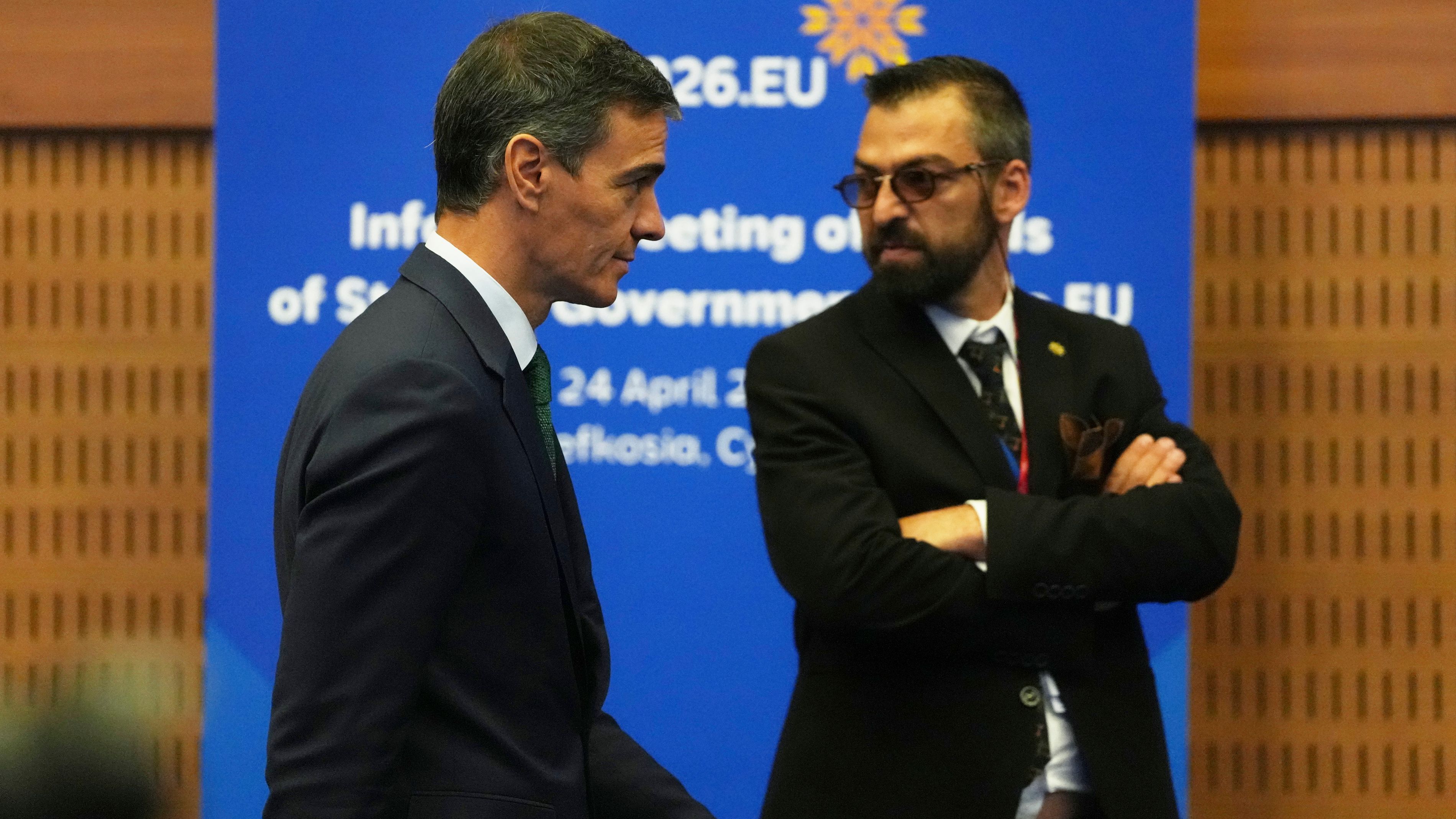 Spain's Prime Minister Pedro Sanchez has been attending the EU Summit in Nicosia, Cyprus./ Petros Karadjias/AP