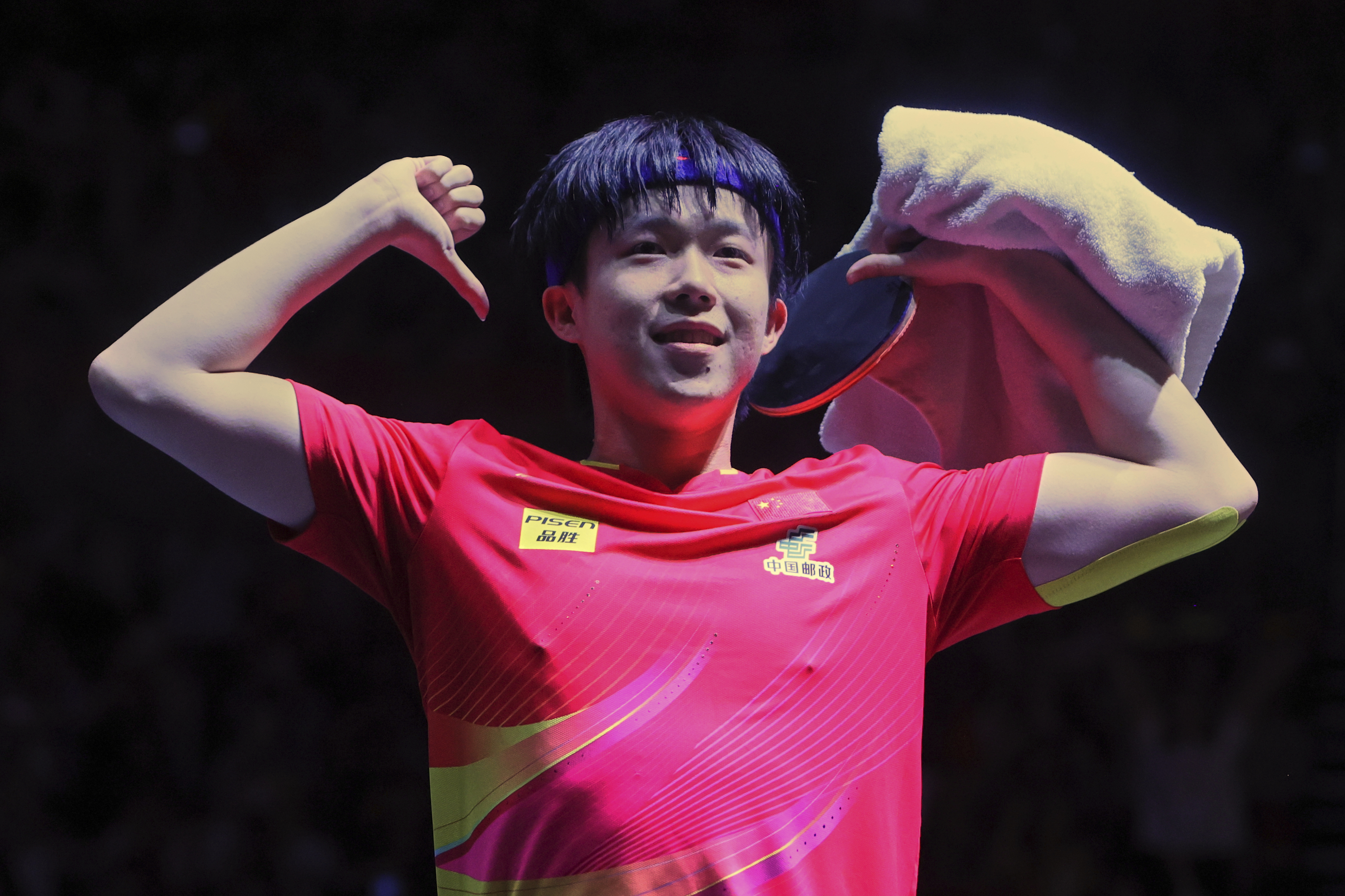 Led by the world No. 1, Wang Chuqin, China is still the team to beat. /Hussein Sayed/AP