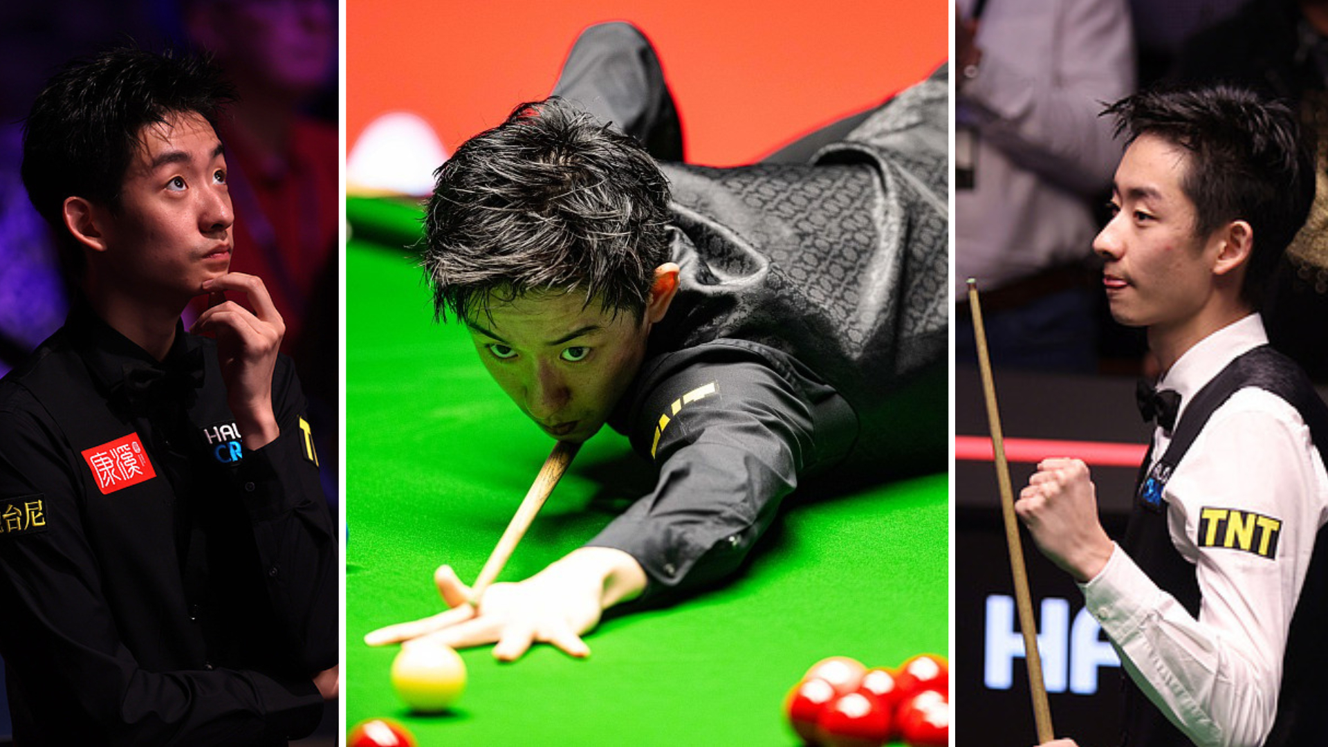 Wu Yize could be crowned snooker World champion and repeat last year's heroics by compatriot Zhao Xintong in Sheffield. /George Wood/Getty/CFP
