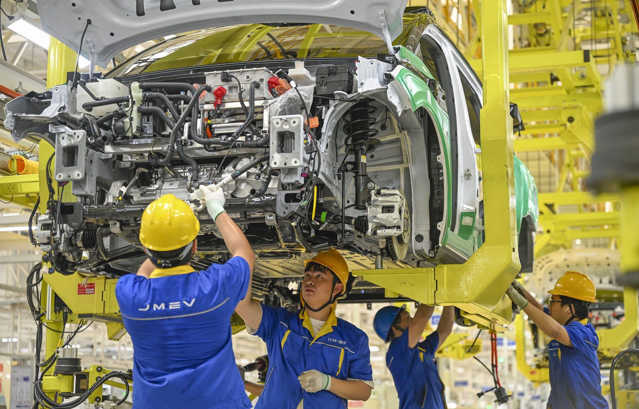 Chinese-made electric vehicles accounted for a quarter of the European market in 2023. /CFP 