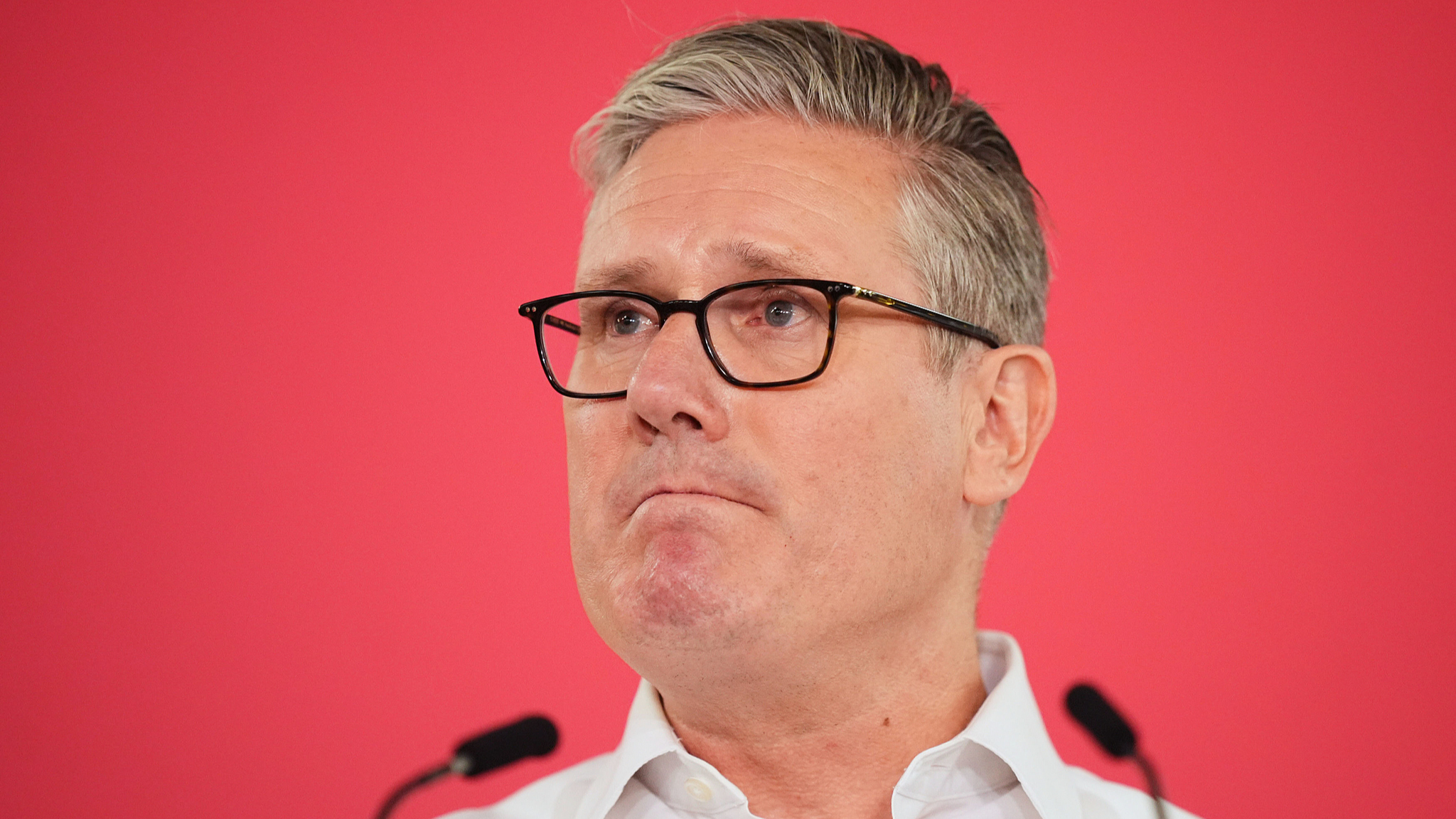 Starmer delivered a speech at the Coin Street Neighbourhood Centre in Waterloo on Monday. /James Manning/PA via AP via CFP
