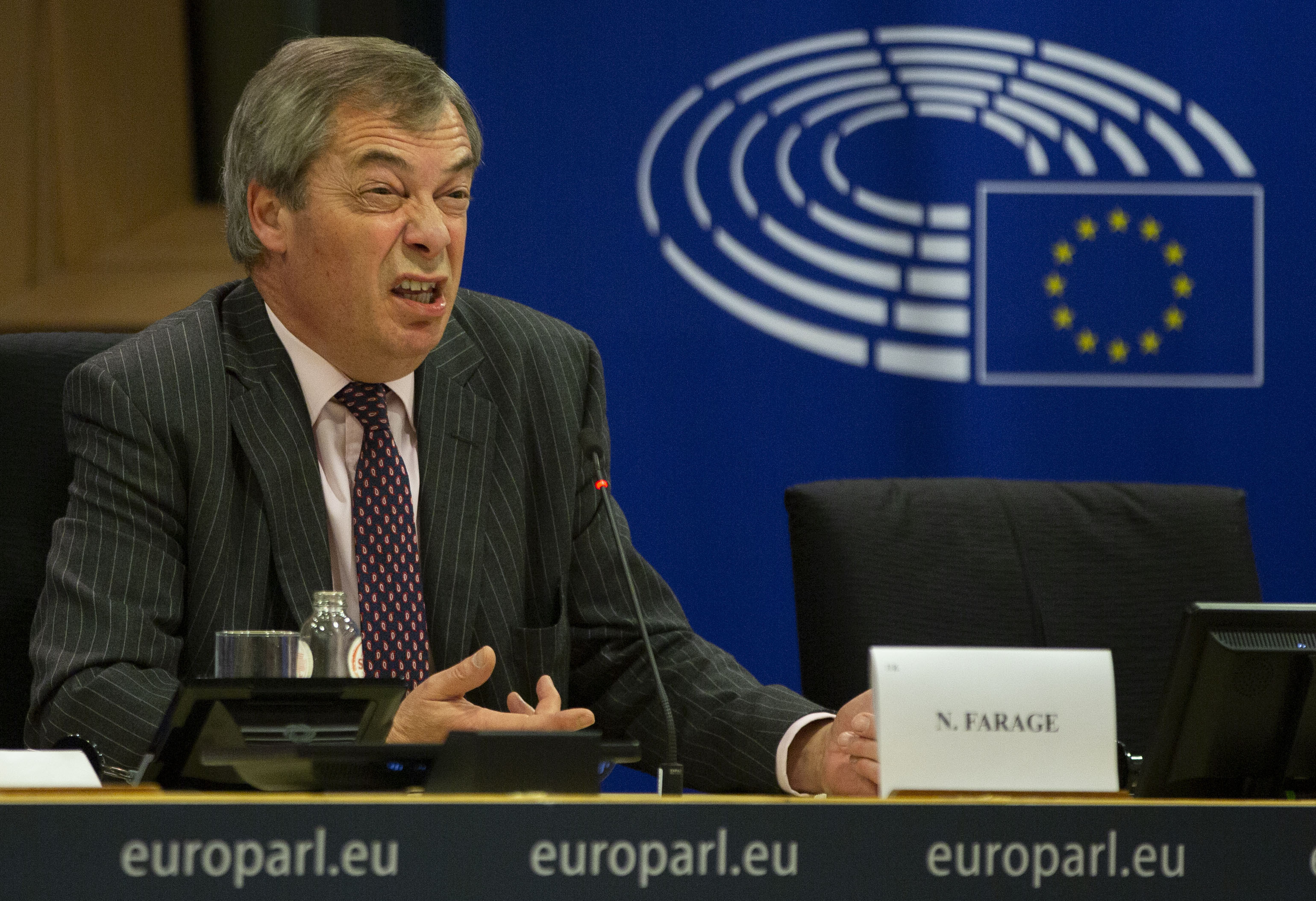 Reform leader Nigel Farage was a driving force behind Brexit which has created major political and economic implications for the UK to deal with. /Virginia Mayo/AP
