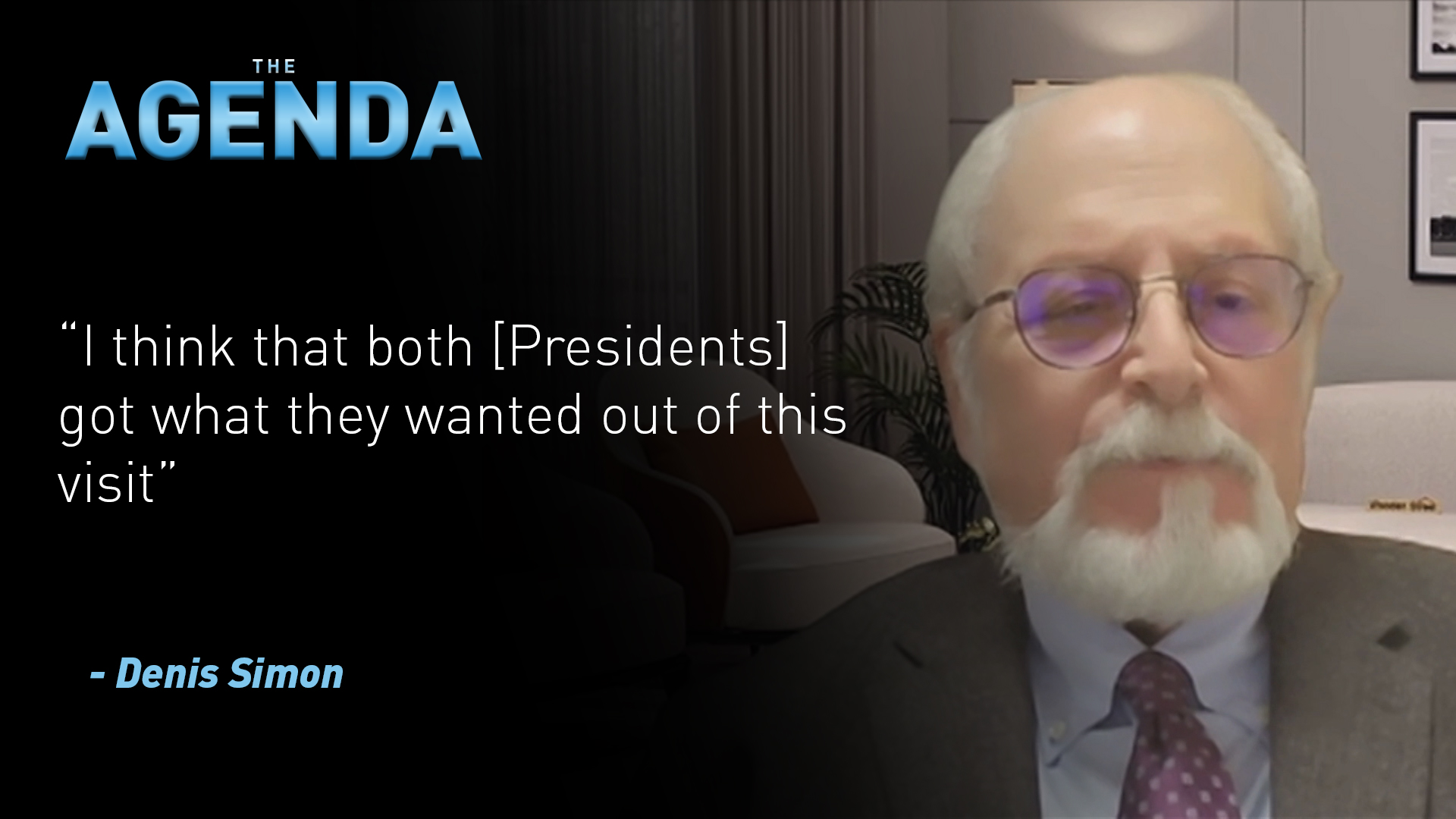 China-U.S. Ties - The Agenda in full