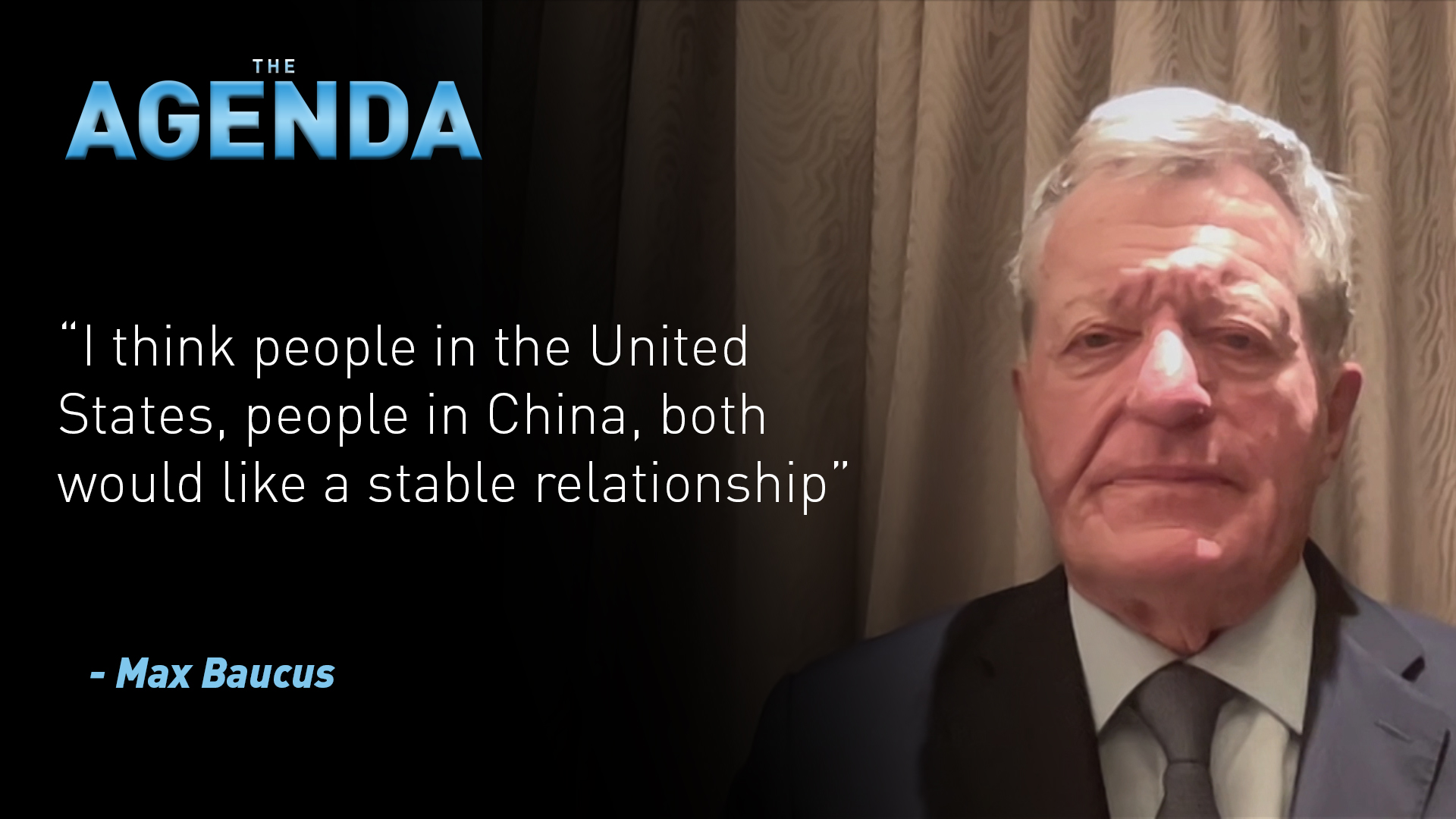 China-U.S. Ties - The Agenda in full