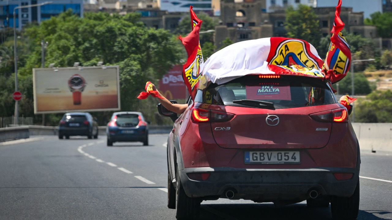 Preliminary results gave the election to Labour, officials in the Counting House in Naxxar said, as fireworks were set off across the tiny Mediterranean island. /Alberto Pizzoli/AFP