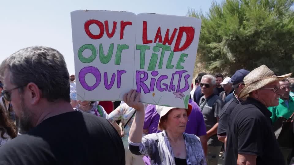 Protesters and environmentalists oppose the project headed by Prseident Donald Trump's son-in-law. /Reuters